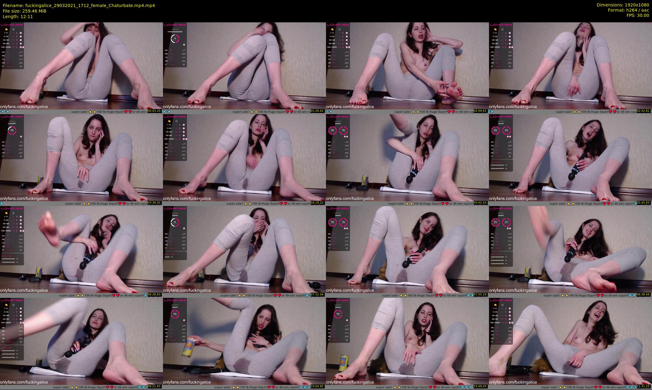 fuckingalice — 13 minute Chaturbate female cam show recording, 1080p, Mar 29, 2021