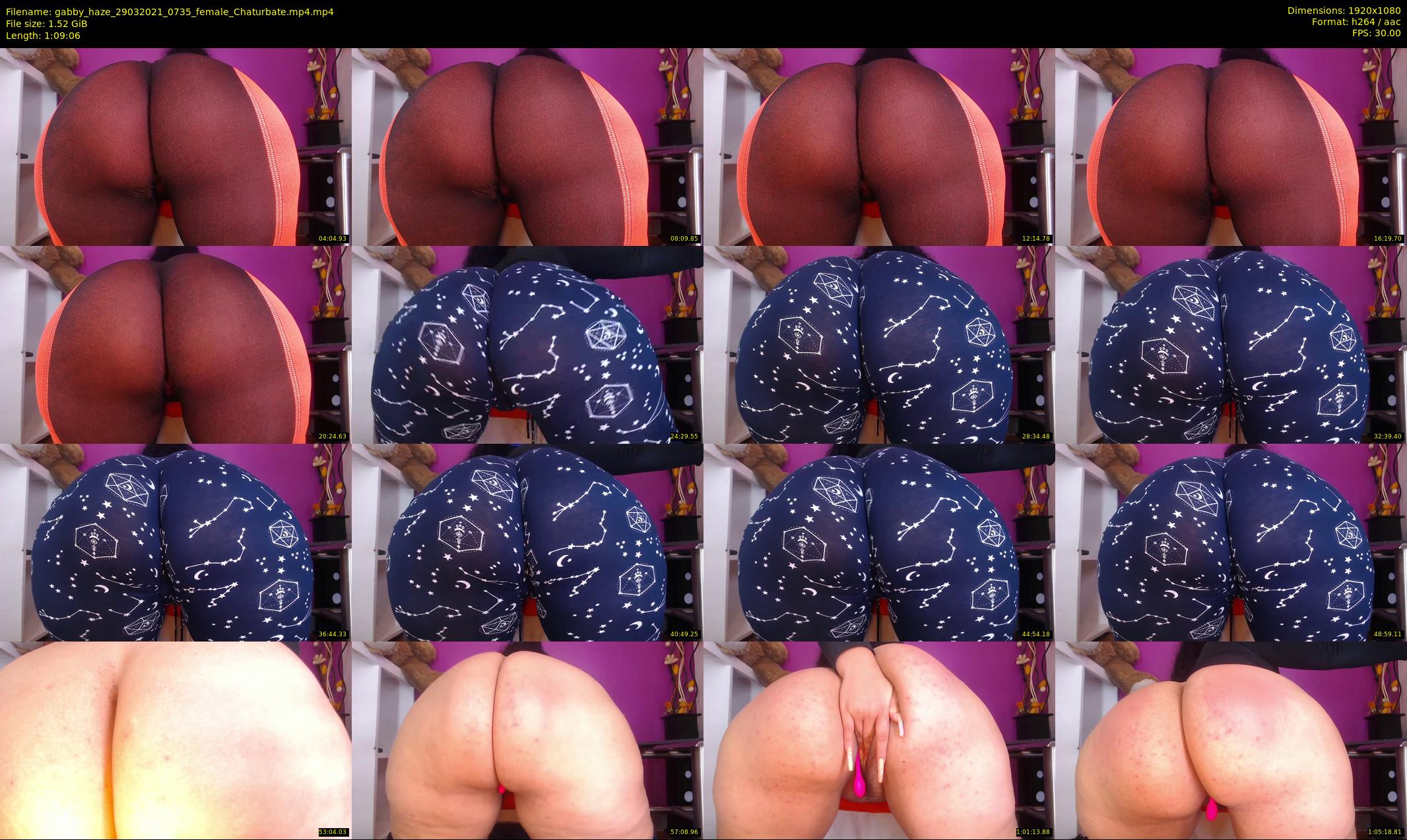 gabby_haze — 70 minute Chaturbate female cam show recording, 1080p, Mar 29, 2021