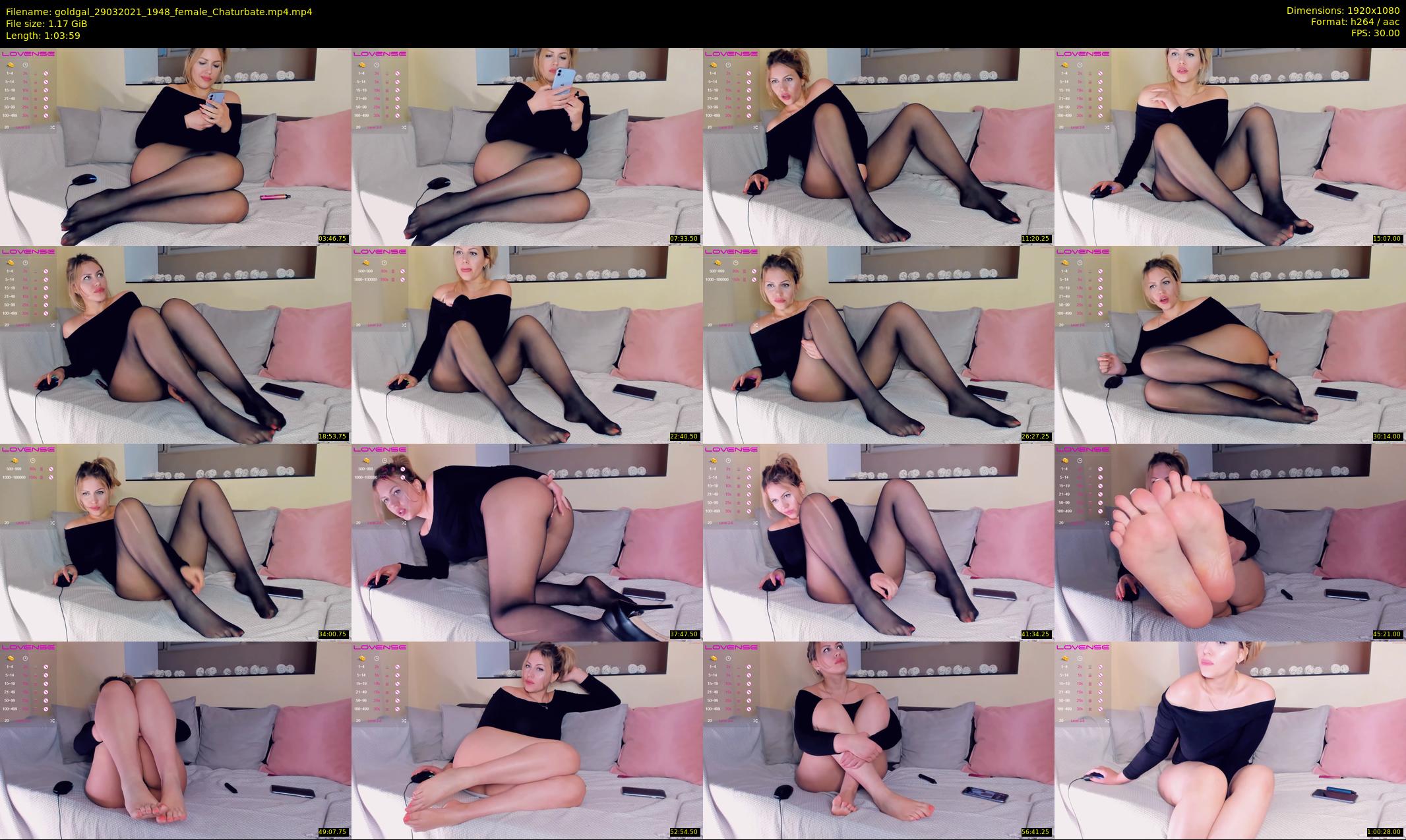 goldgal — 64 minute Chaturbate female cam show recording, 1080p, Mar 29, 2021