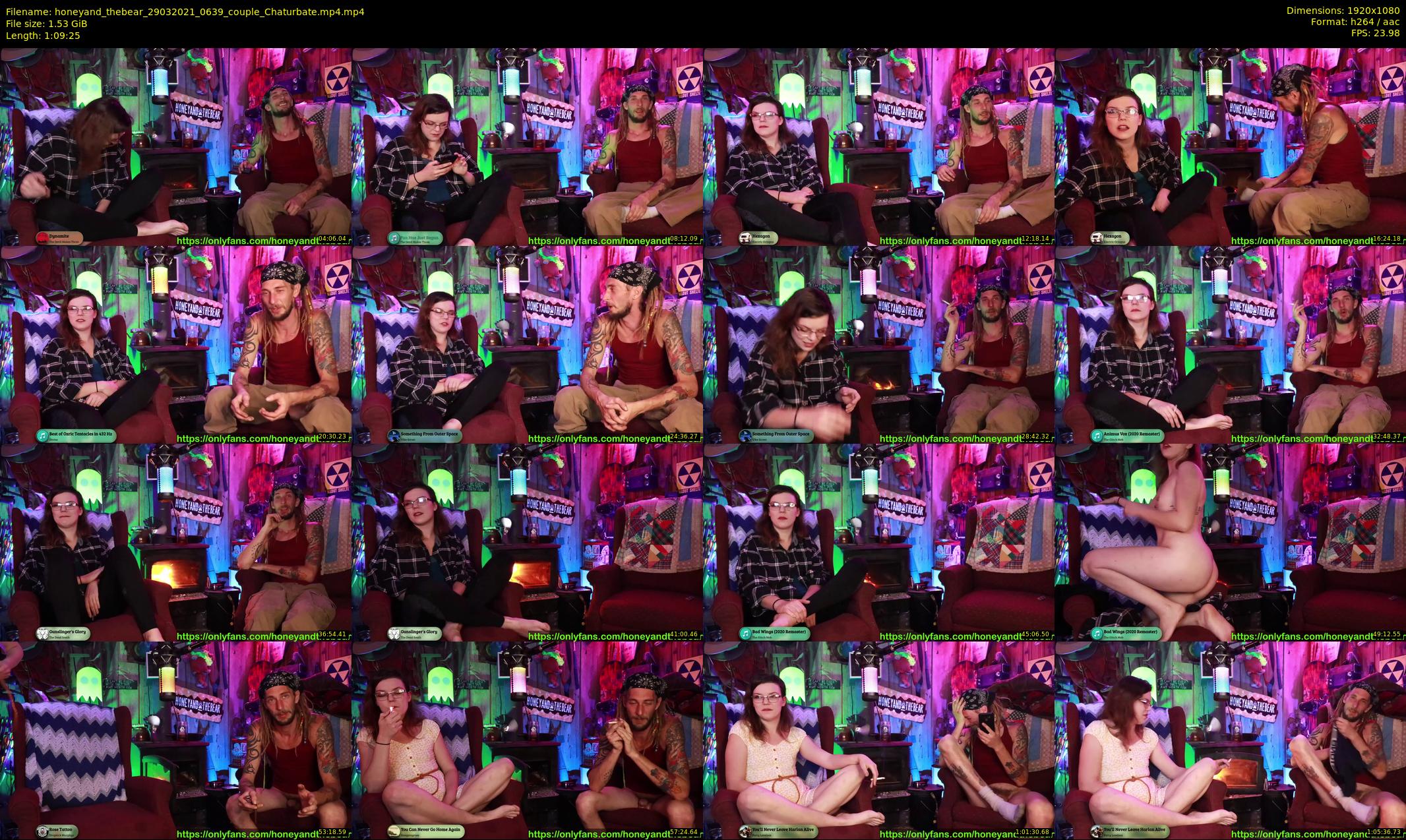 honeyand_thebear — 70 minute Chaturbate couple cam show recording, 1080p, Mar 29, 2021