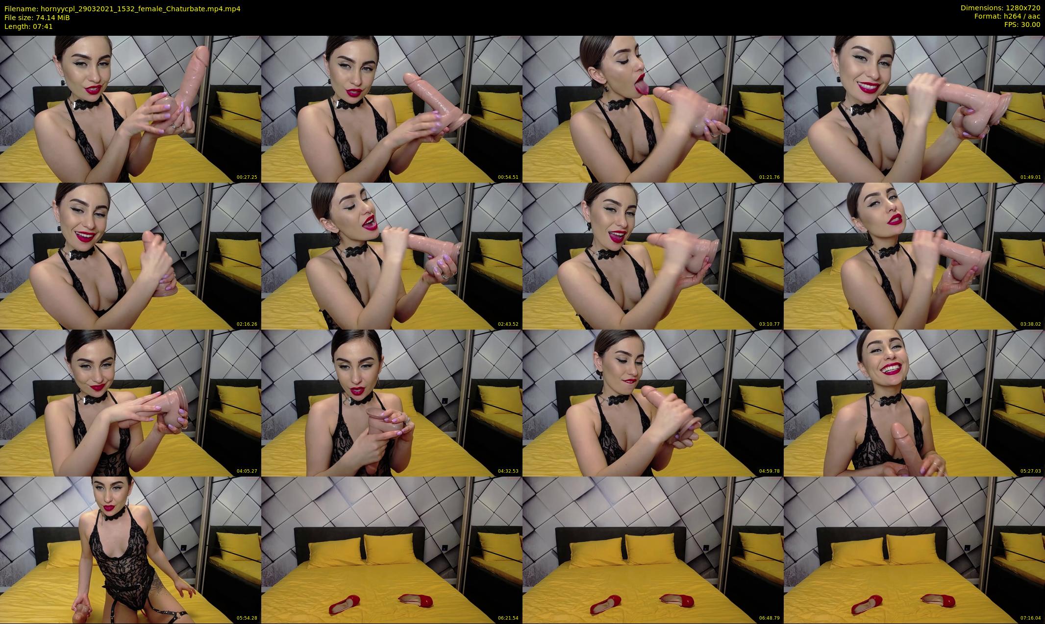 hornyycpl — 8 minute Chaturbate couple cam show recording, 720p, Mar 29, 2021