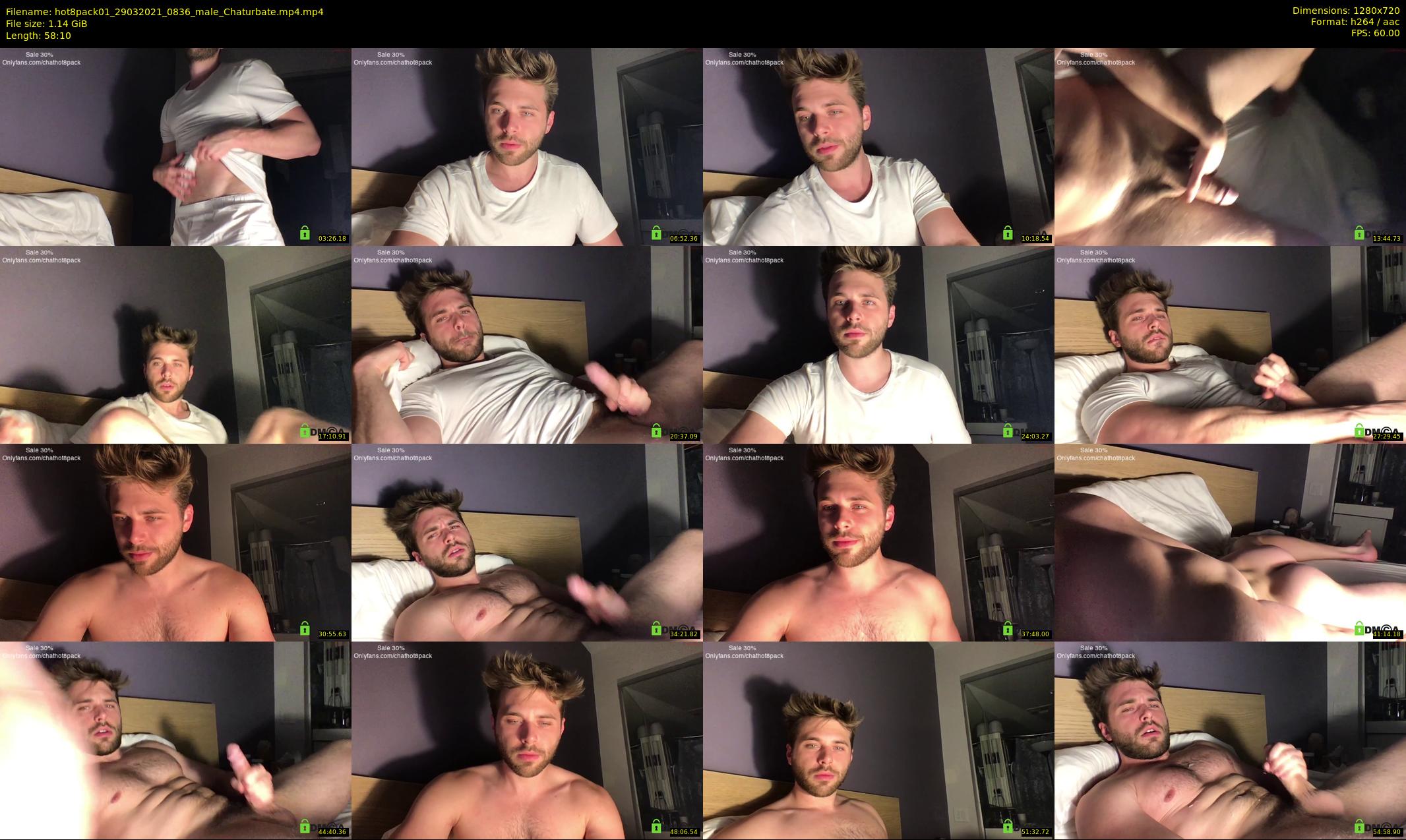 hot8pack01 — 59 minute Chaturbate male cam show recording, 720p, Mar 29, 2021
