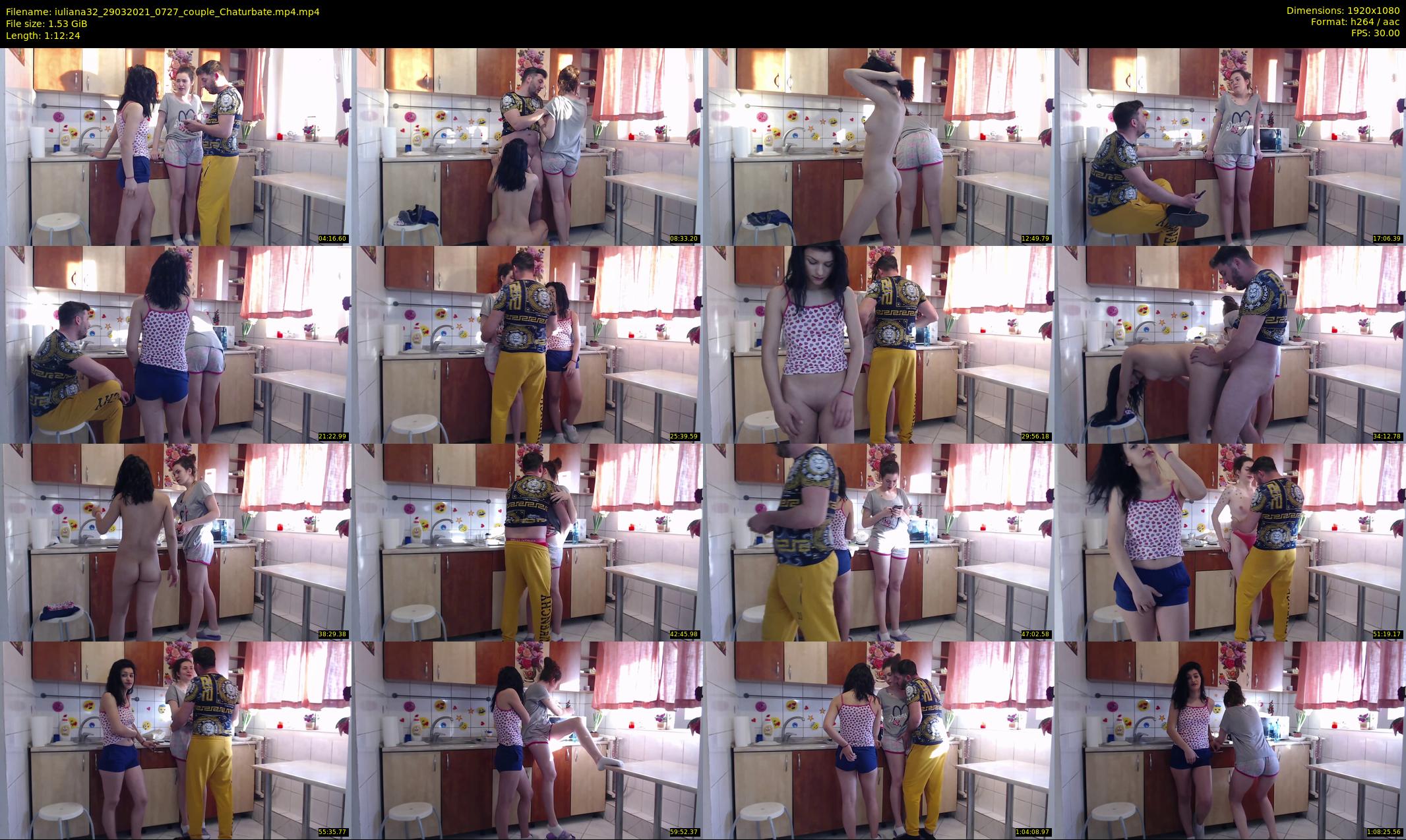 iuliana32 — 73 minute Chaturbate couple cam show recording, 1080p, Mar 29, 2021