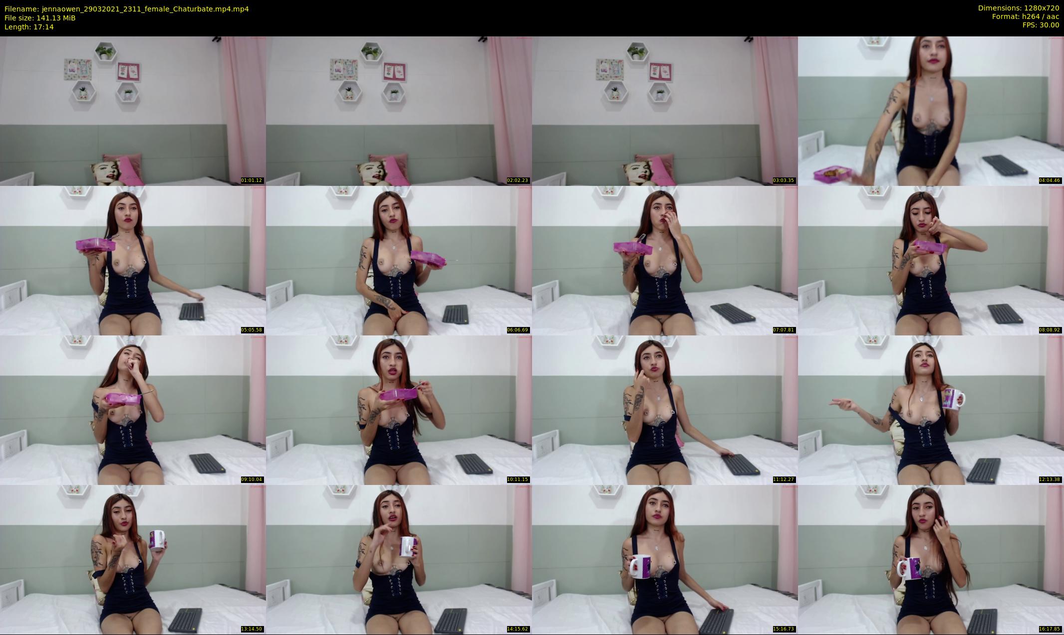 jennaowen — 18 minute Chaturbate female cam show recording, 720p, Mar 29, 2021