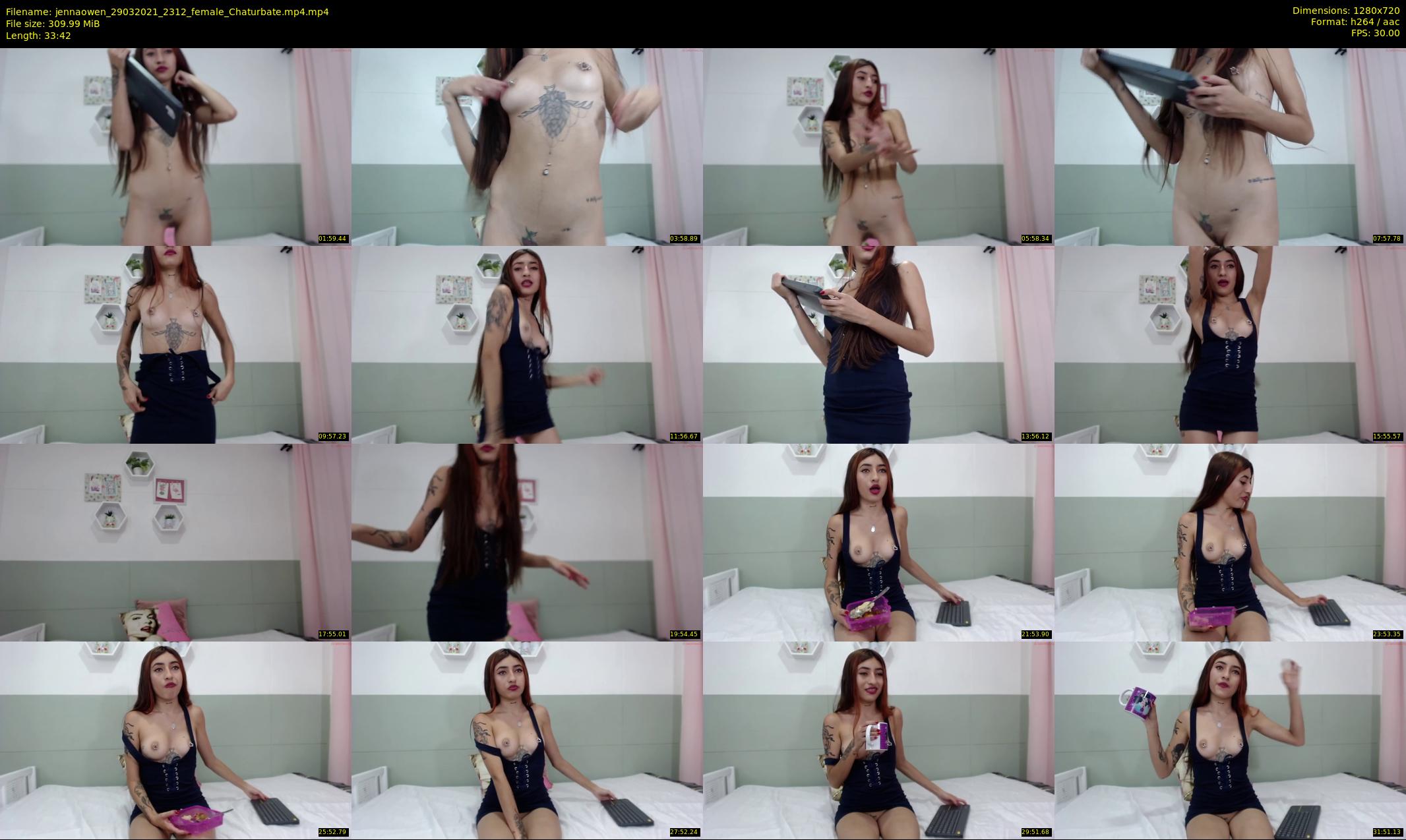 jennaowen — 34 minute Chaturbate female cam show recording, 720p, Mar 29, 2021