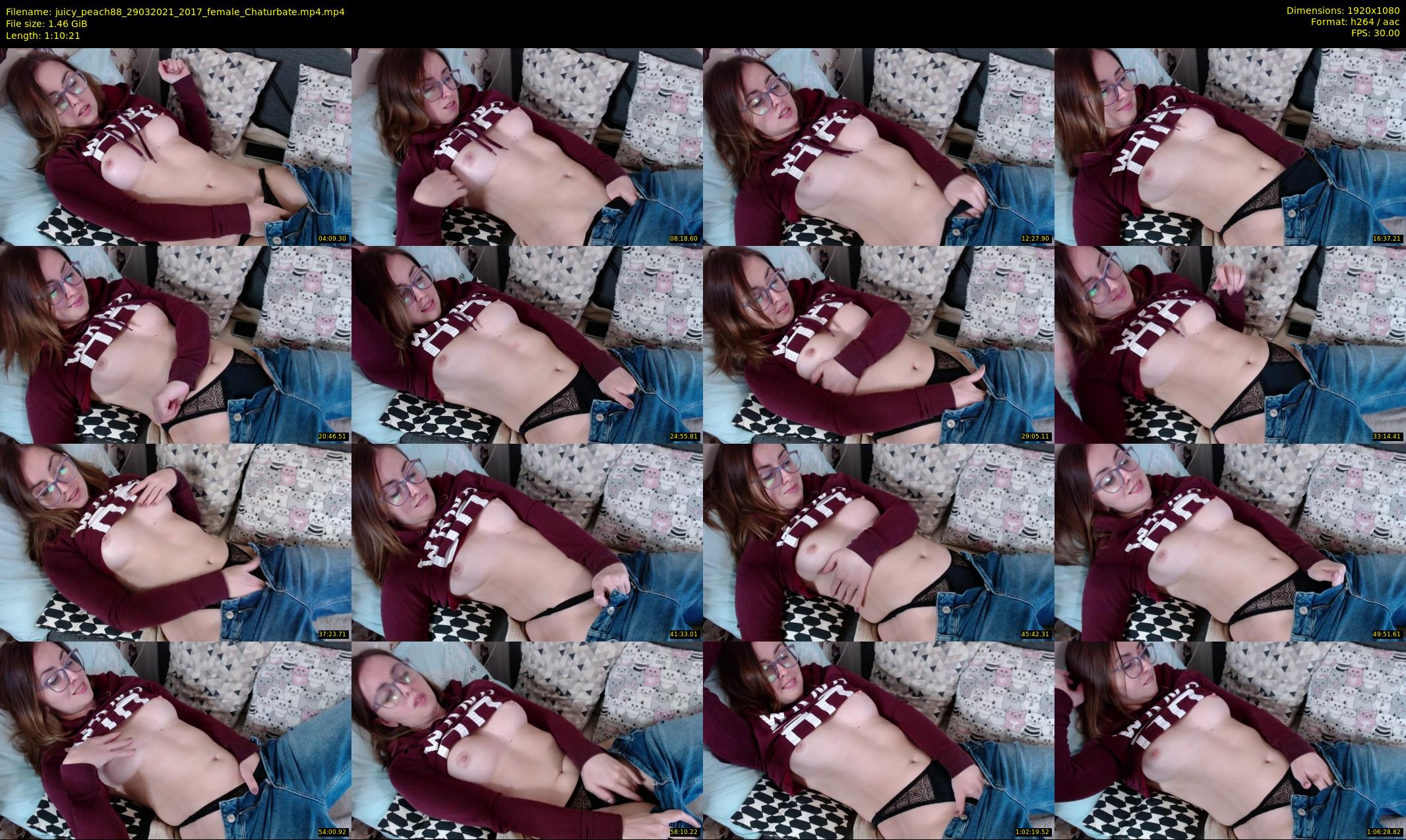 juicy_peach88 — 71 minute Chaturbate female cam show recording, 1080p, Mar 29, 2021