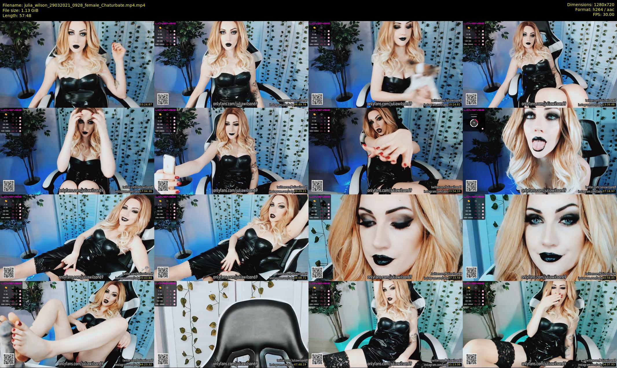 julia_wilson — 58 minute Chaturbate female cam show recording, 720p, Mar 29, 2021