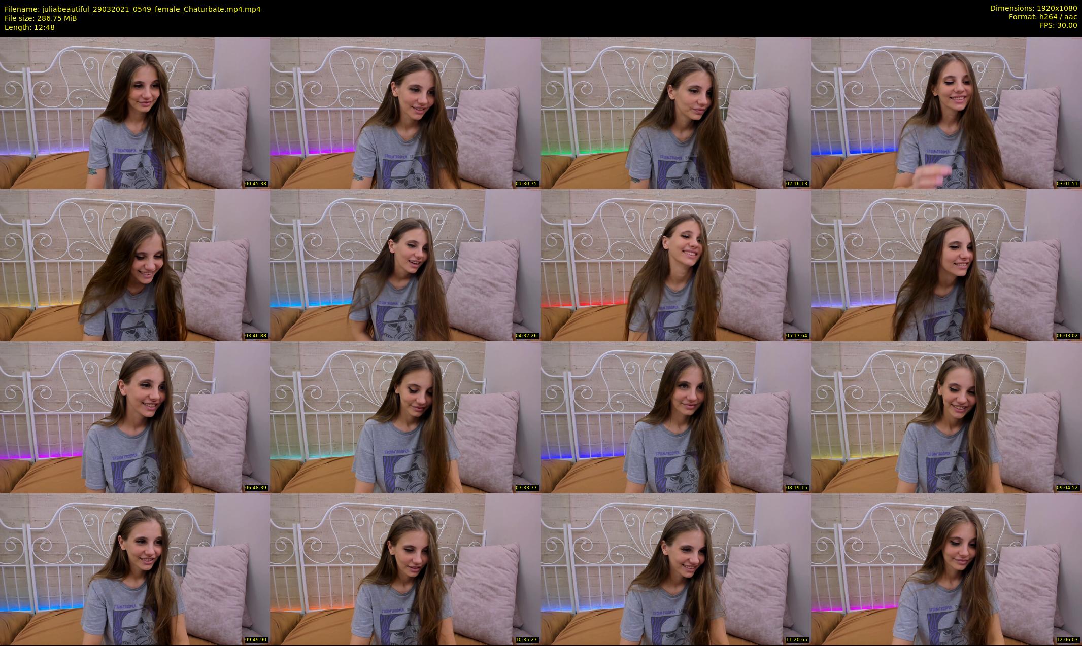 juliabeautiful — 13 minute Chaturbate female cam show recording, 1080p, Mar 29, 2021
