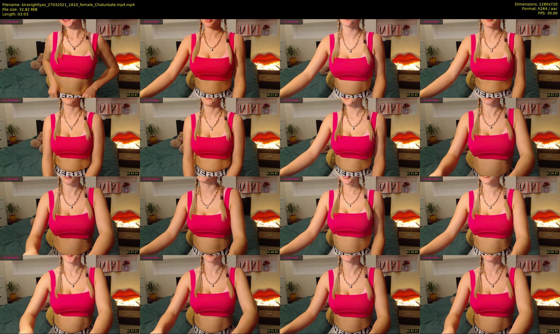 kiranightlyxo — 4 minute Chaturbate female cam show recording, 720p, Mar 27, 2021