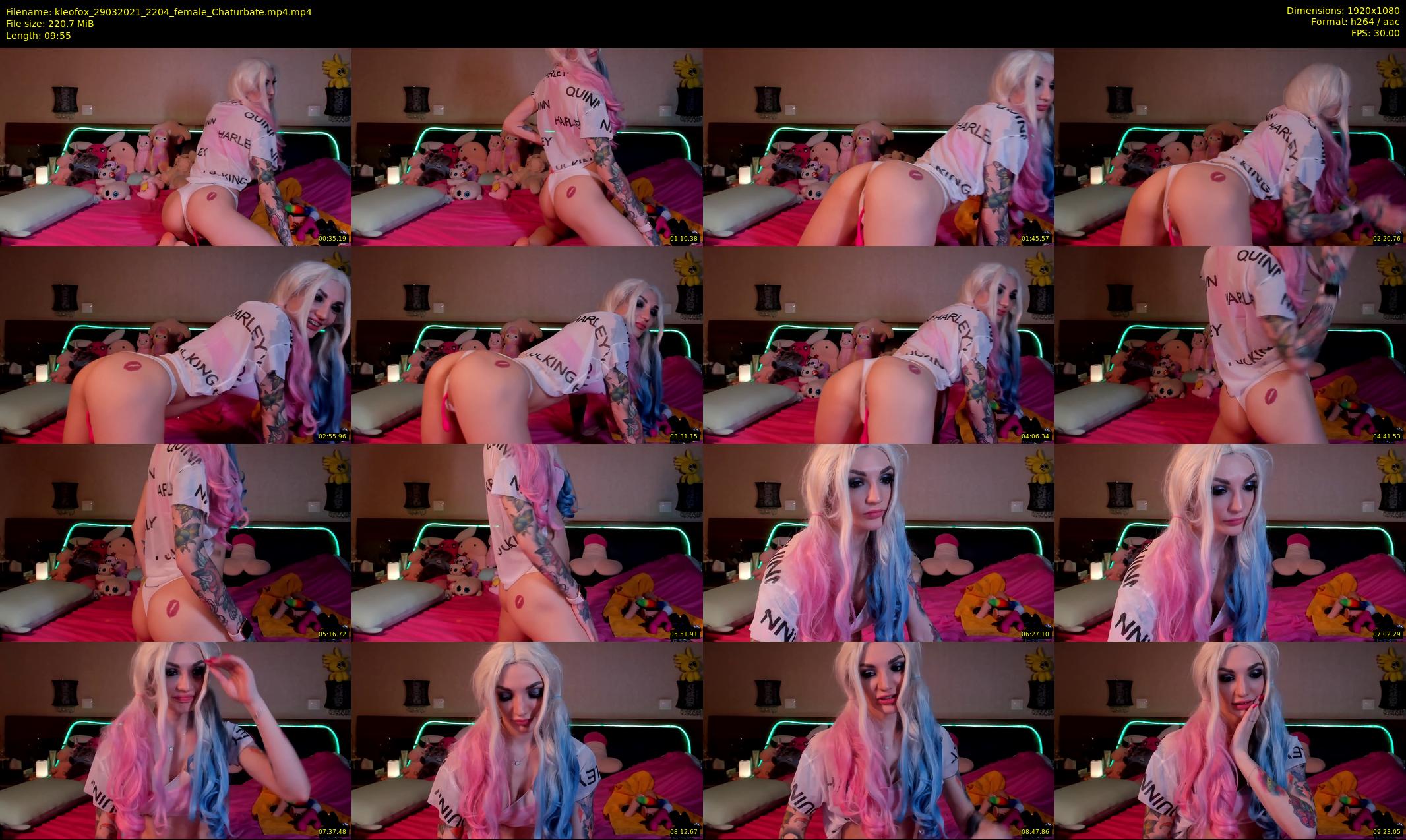 kleofox — 10 minute Chaturbate female cam show recording, 1080p, Mar 29, 2021