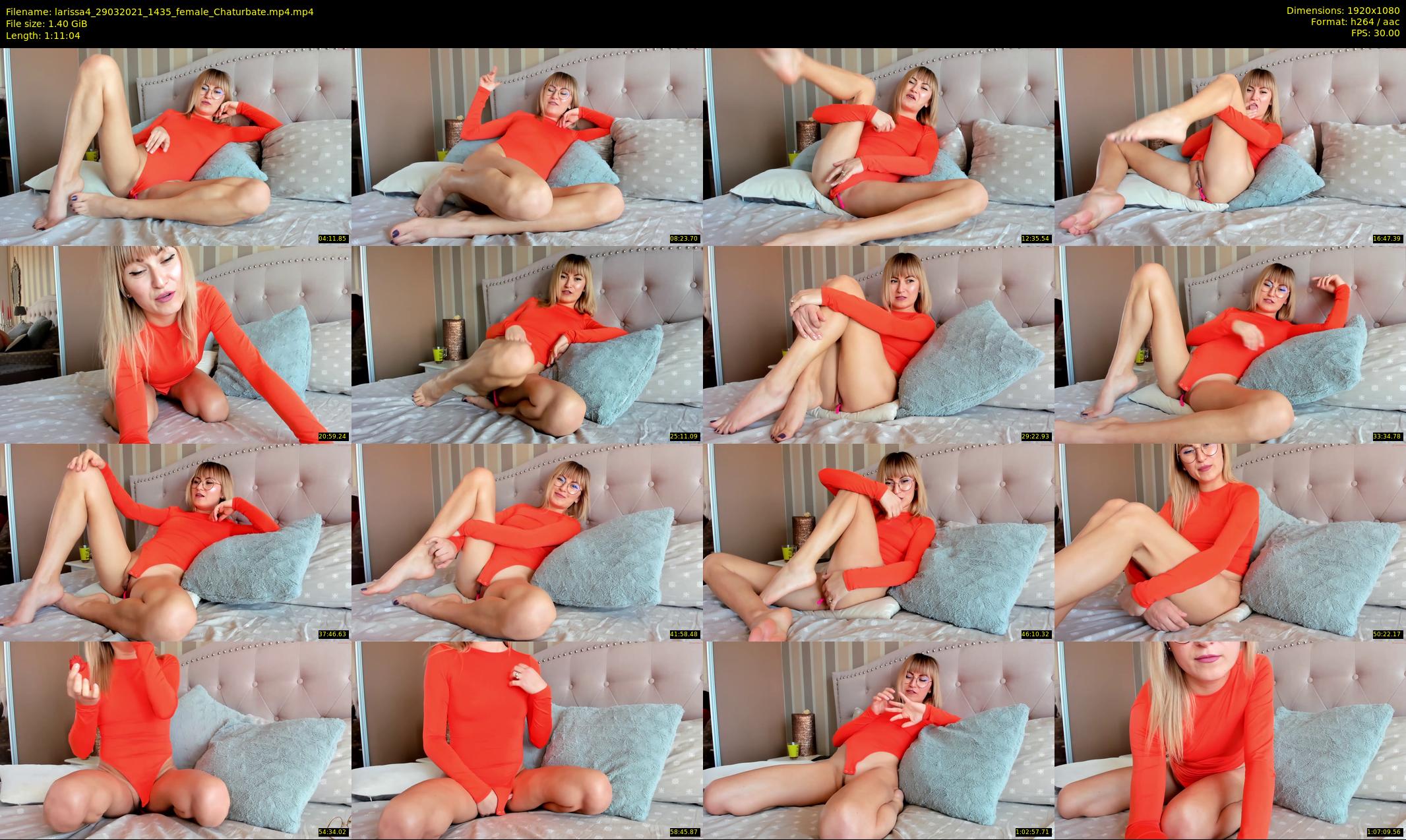 larissa4 — 72 minute Chaturbate female cam show recording, 1080p, Mar 29, 2021