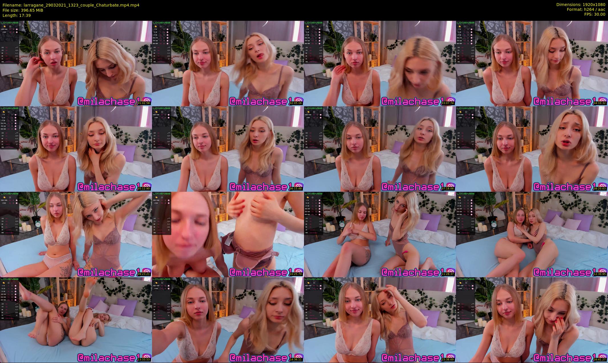 larragane — 18 minute Chaturbate couple cam show recording, 1080p, Mar 29, 2021