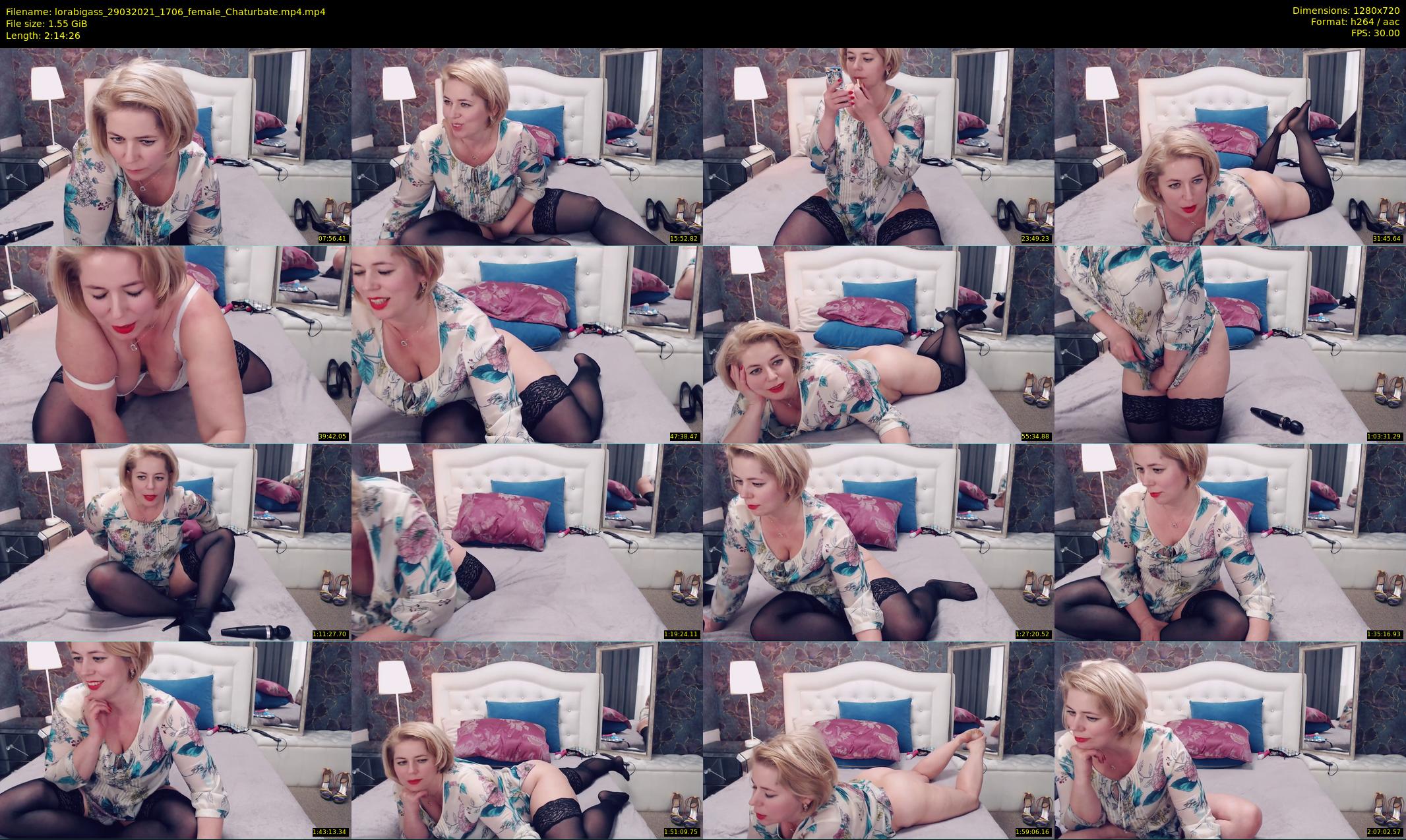 lorabigass — 135 minute Chaturbate female cam show recording, 720p, Mar 29, 2021