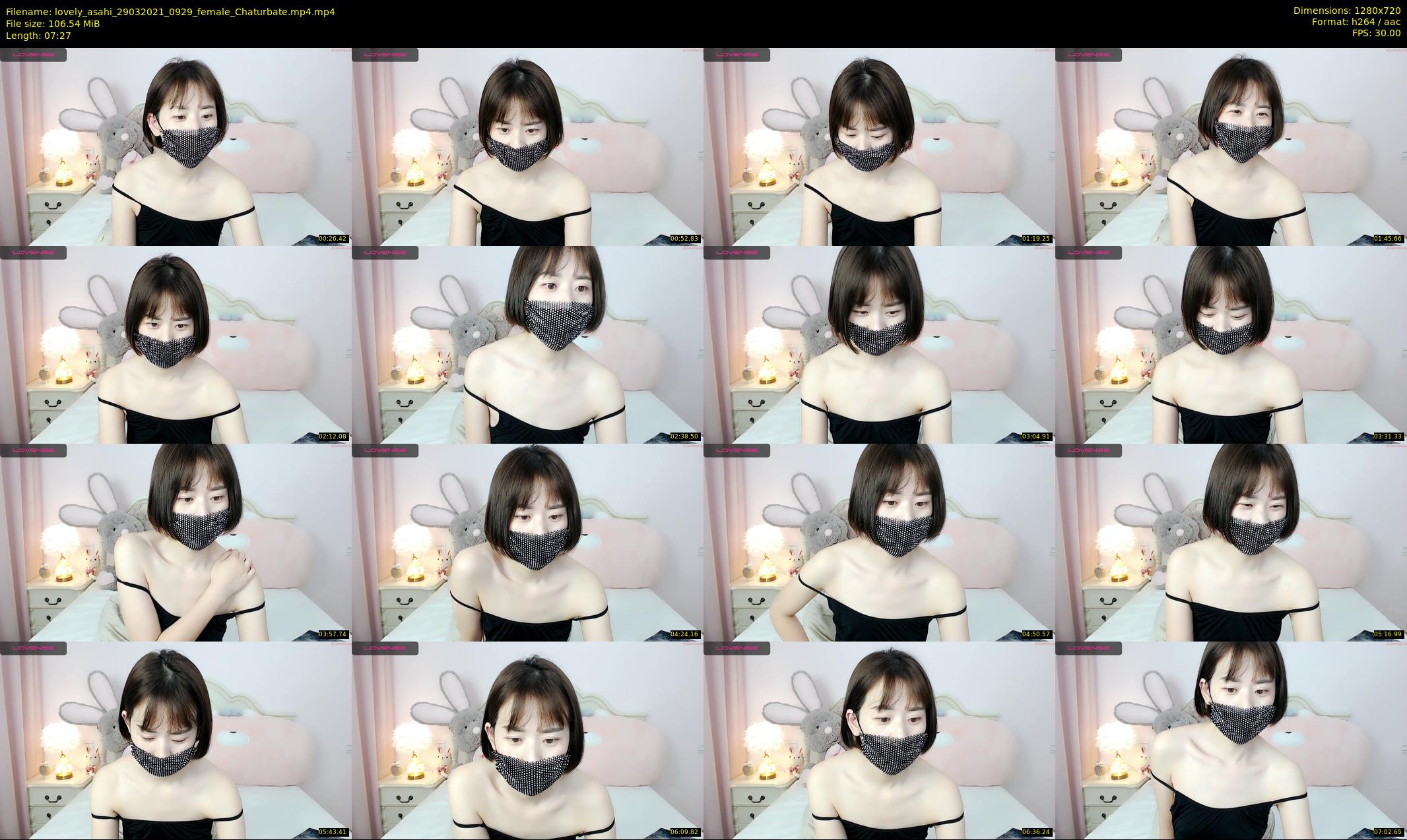 lovely_asahi — 8 minute Chaturbate female cam show recording, 720p, Mar 29, 2021