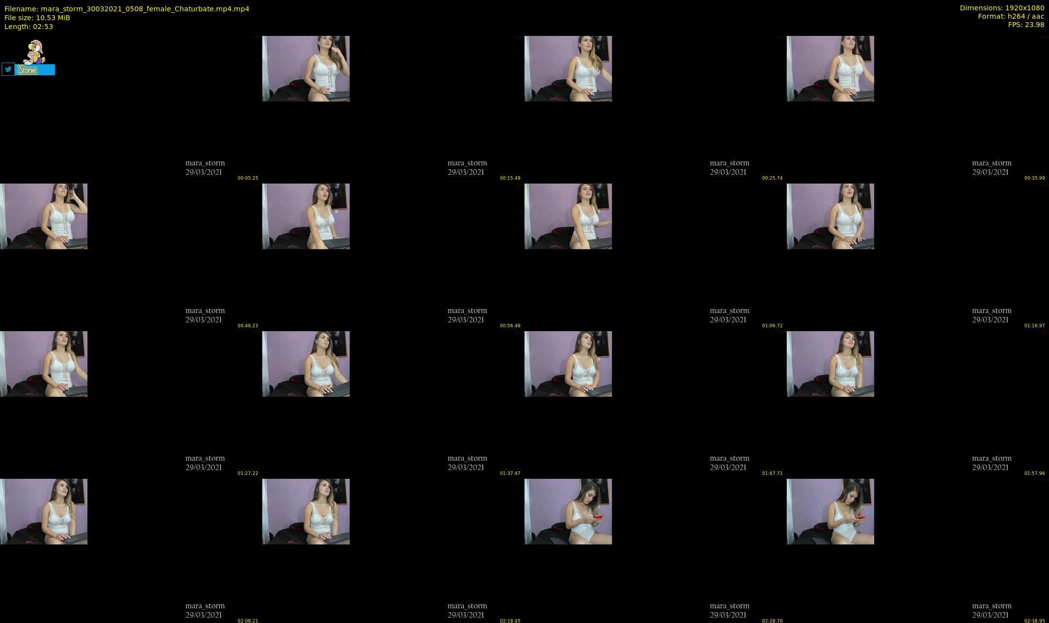 mara_storm — 3 minute Chaturbate female cam show recording, 1080p, Mar 30, 2021