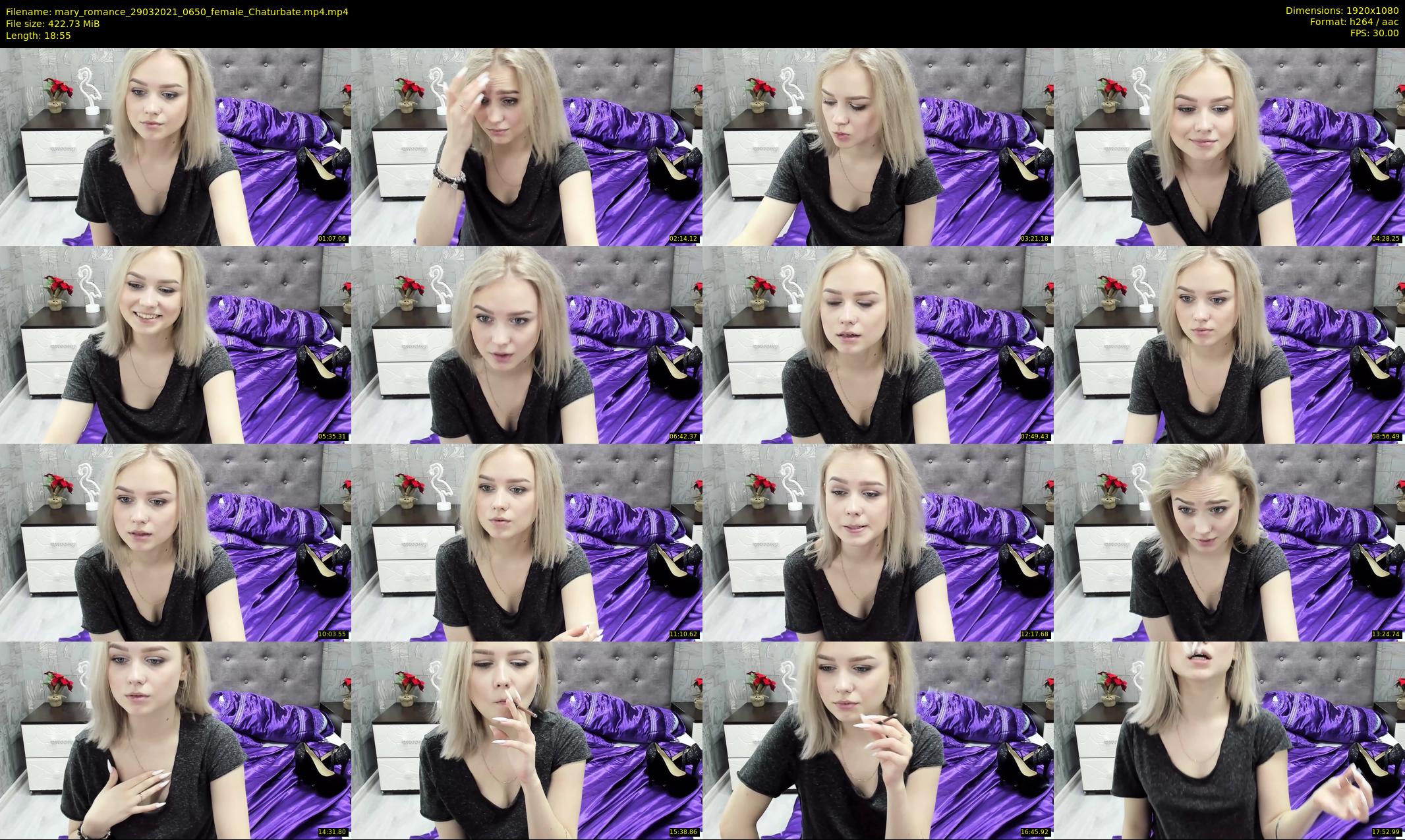 mary_romance — 19 minute Chaturbate female cam show recording, 1080p, Mar 29, 2021