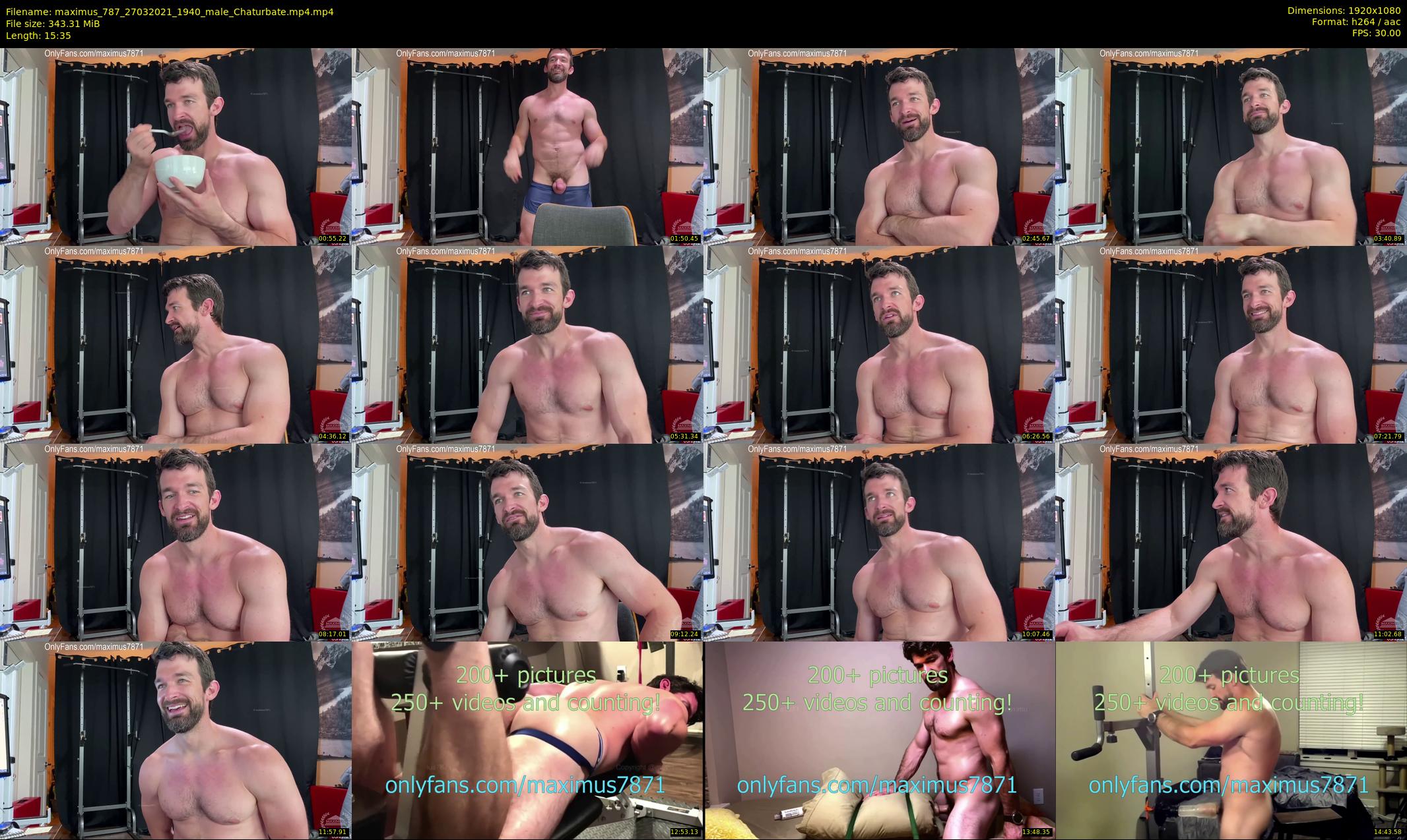 maximus_787 — 16 minute Chaturbate male cam show recording, 1080p, Mar 27, 2021
