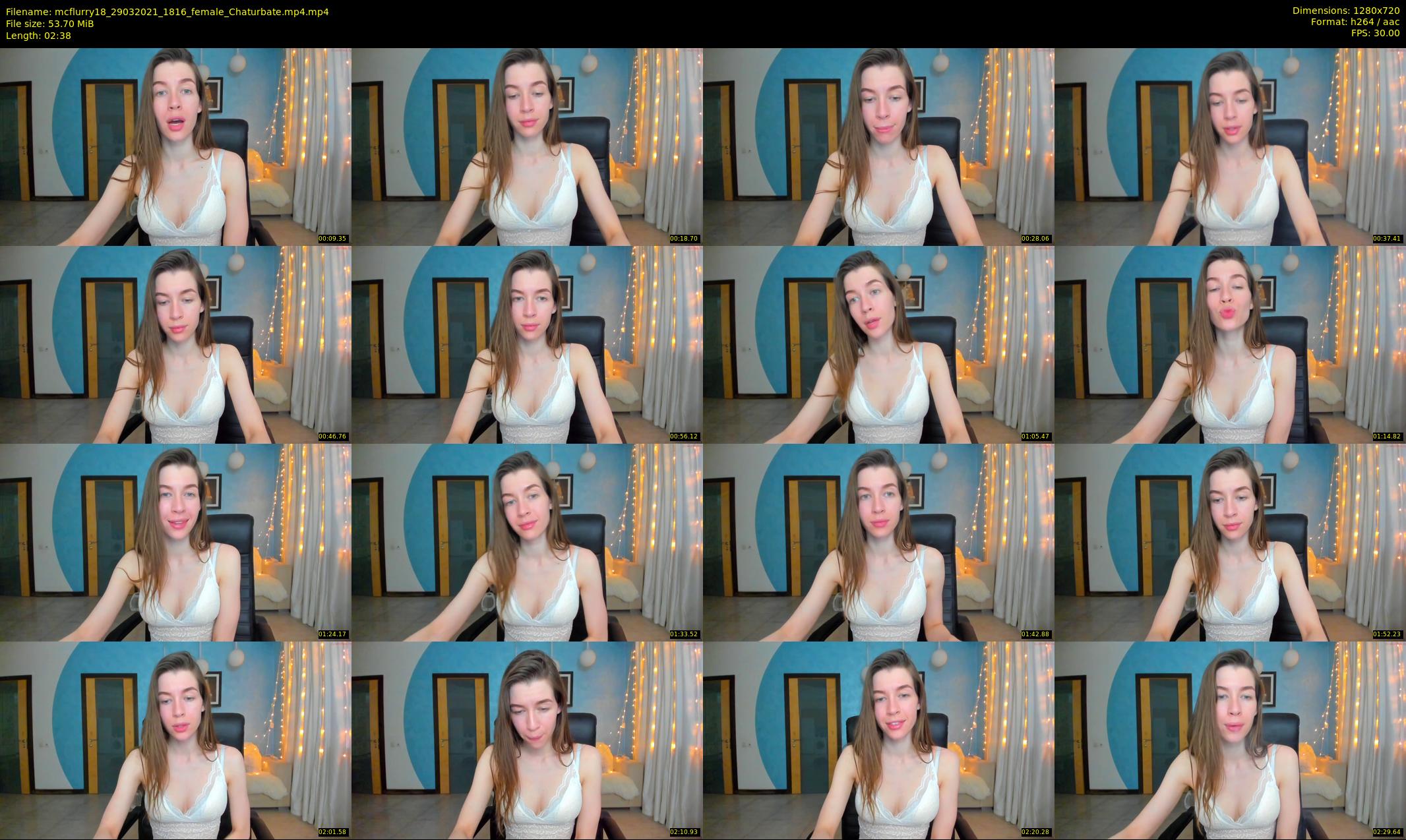 mcflurry18 — 3 minute Chaturbate female cam show recording, 720p, Mar 29, 2021