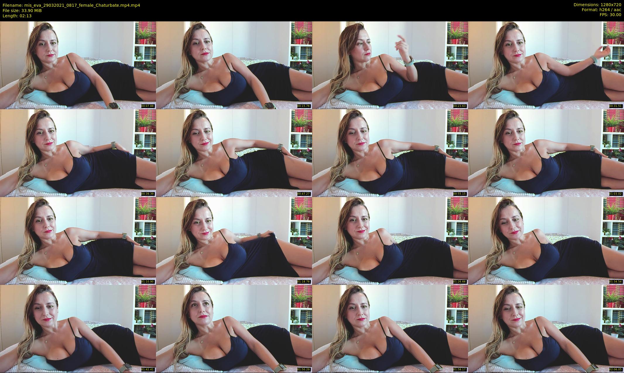 mis_eva — 3 minute Chaturbate female cam show recording, 720p, Mar 29, 2021