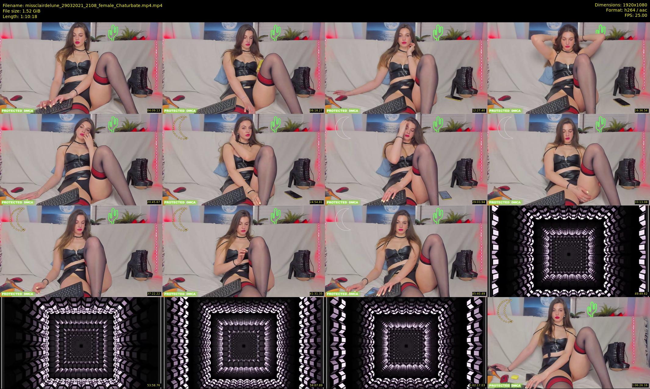 missclairdelune — 71 minute Chaturbate female cam show recording, 1080p, Mar 29, 2021