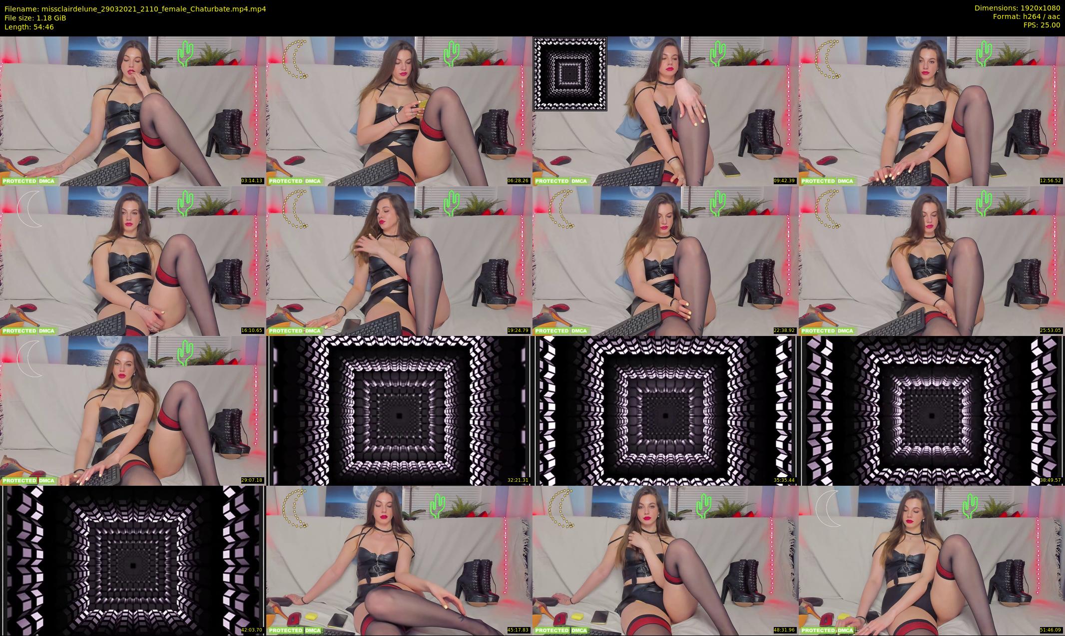 missclairdelune — 55 minute Chaturbate female cam show recording, 1080p, Mar 29, 2021