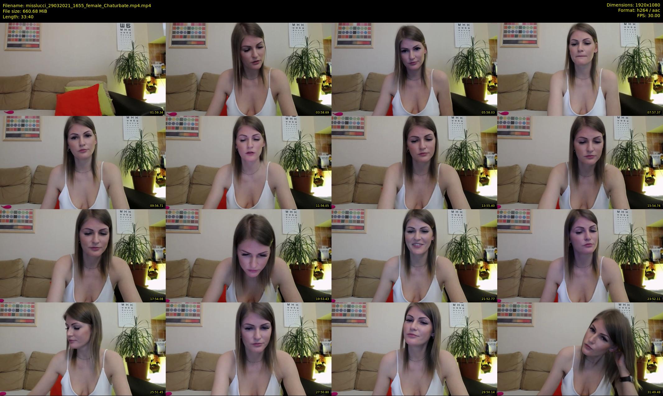 misslucci — 34 minute Chaturbate female cam show recording, 1080p, Mar 29, 2021
