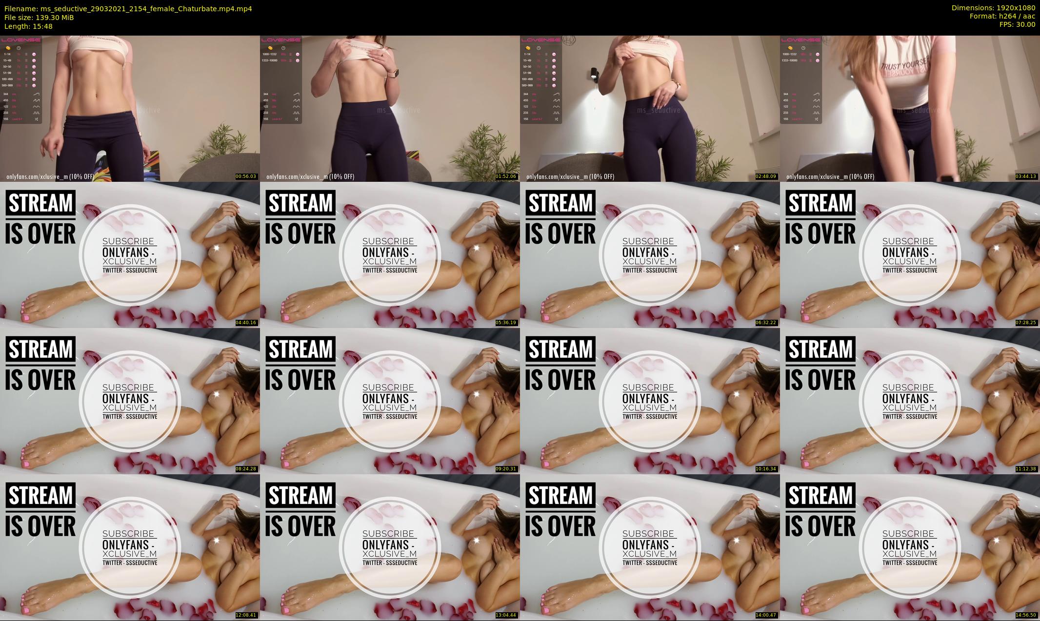 ms_seductive — 16 minute Chaturbate female cam show recording, 1080p, Mar 29, 2021