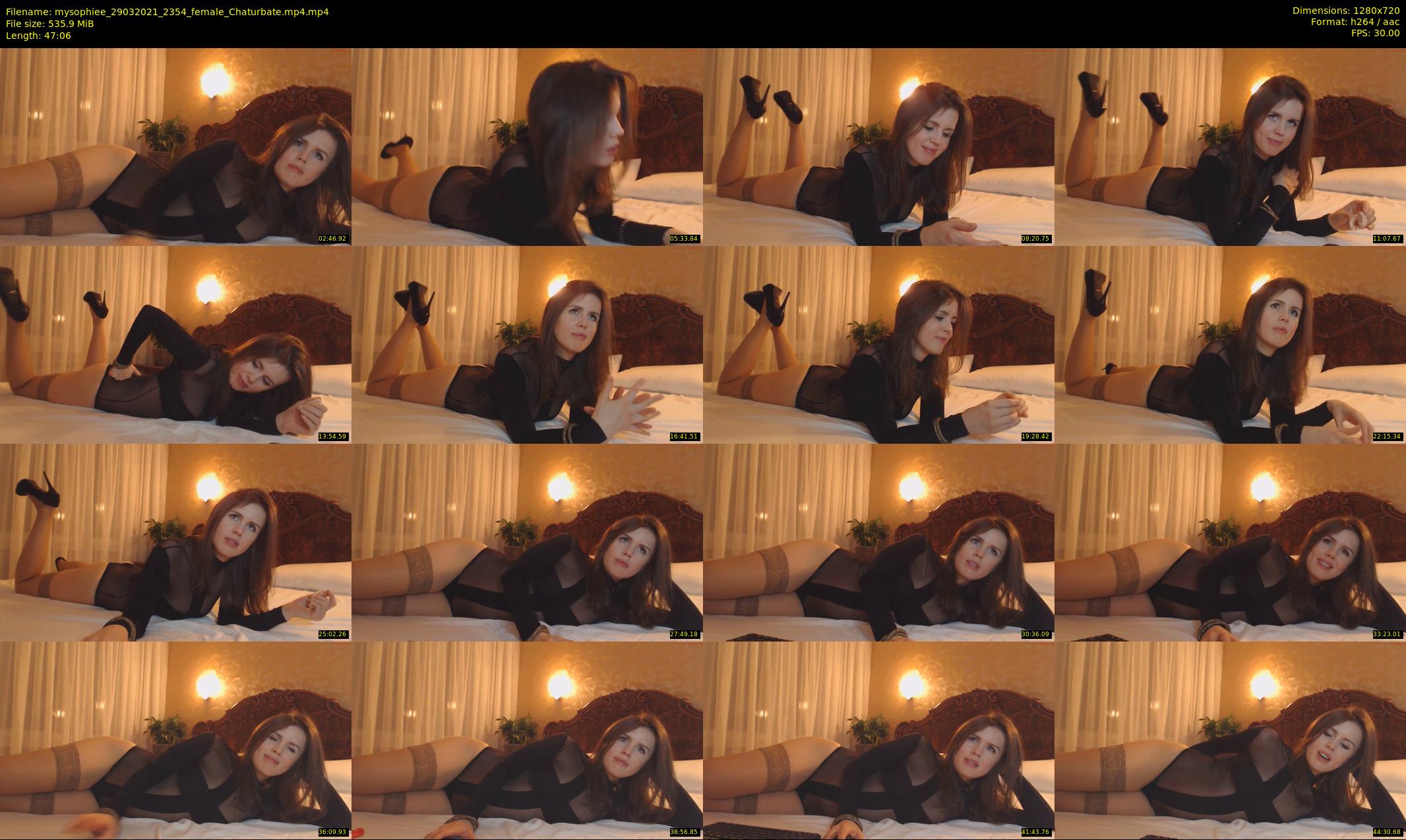 mysophiee — 48 minute Chaturbate female cam show recording, 720p, Mar 29, 2021