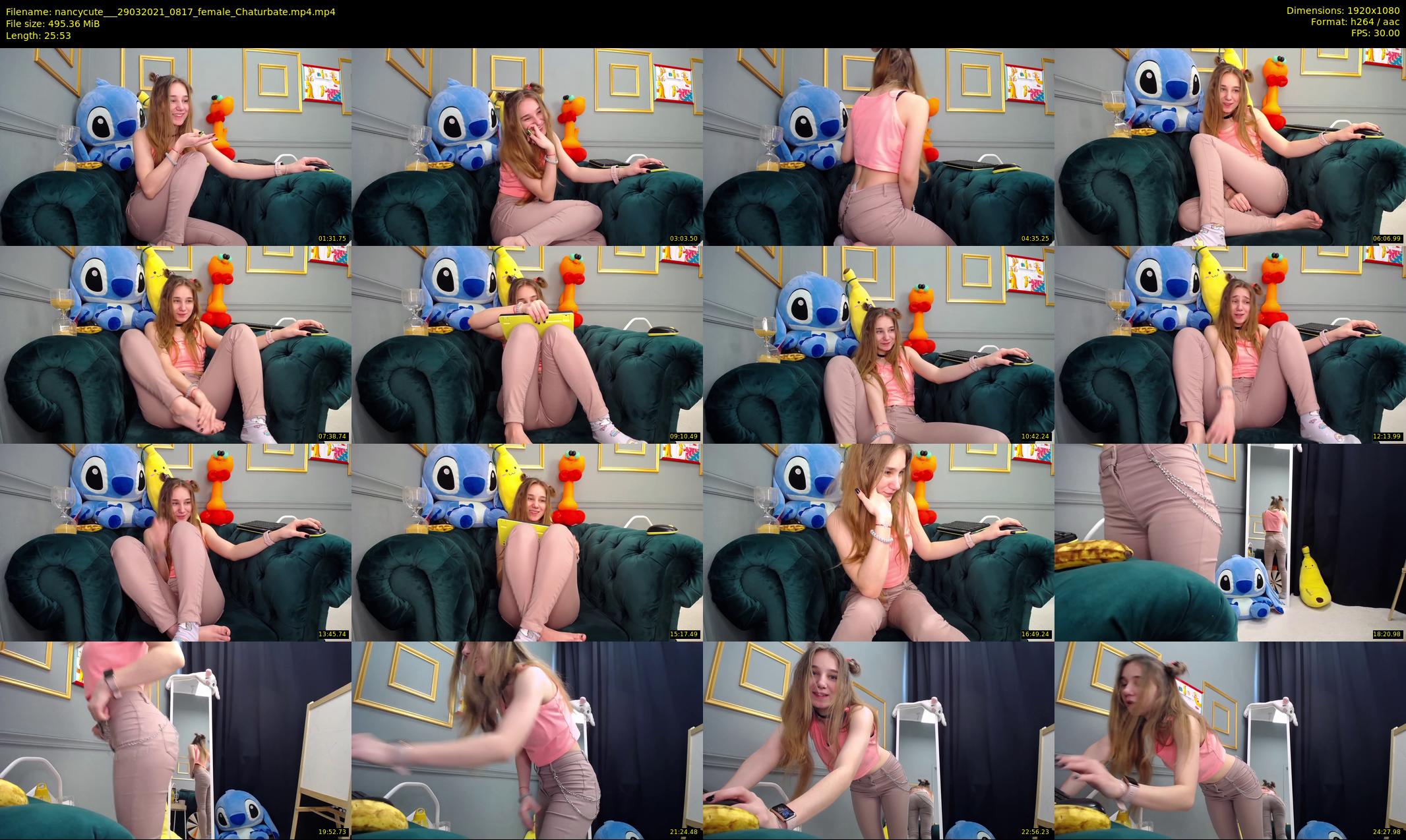 nancycute__ — 26 minute Chaturbate female cam show recording, 1080p, Mar 29, 2021