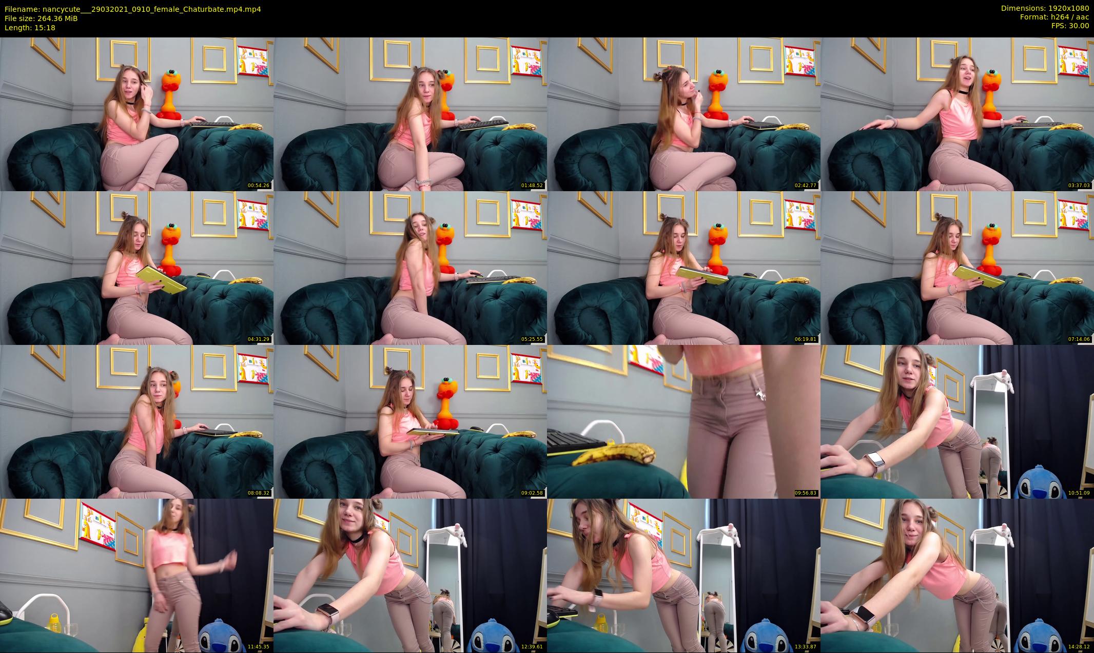 nancycute__ — 16 minute Chaturbate female cam show recording, 1080p, Mar 29, 2021