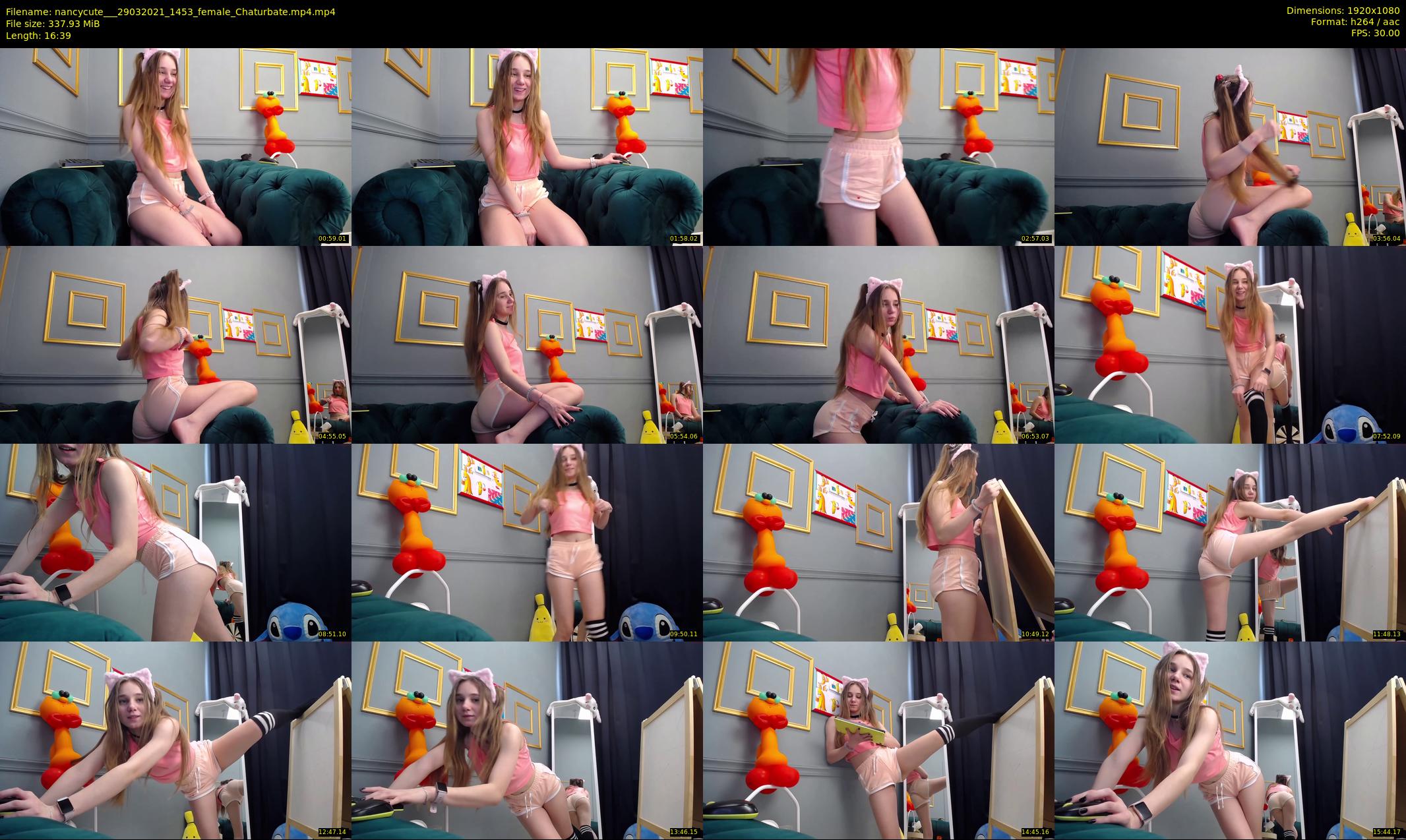 nancycute__ — 17 minute Chaturbate female cam show recording, 1080p, Mar 29, 2021