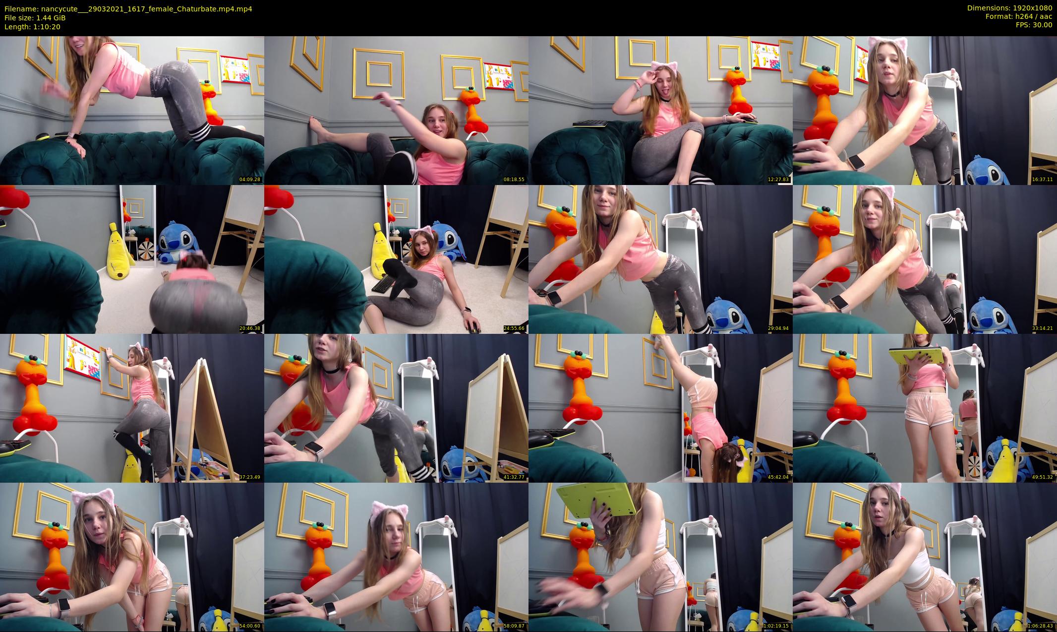 nancycute__ — 71 minute Chaturbate female cam show recording, 1080p, Mar 29, 2021