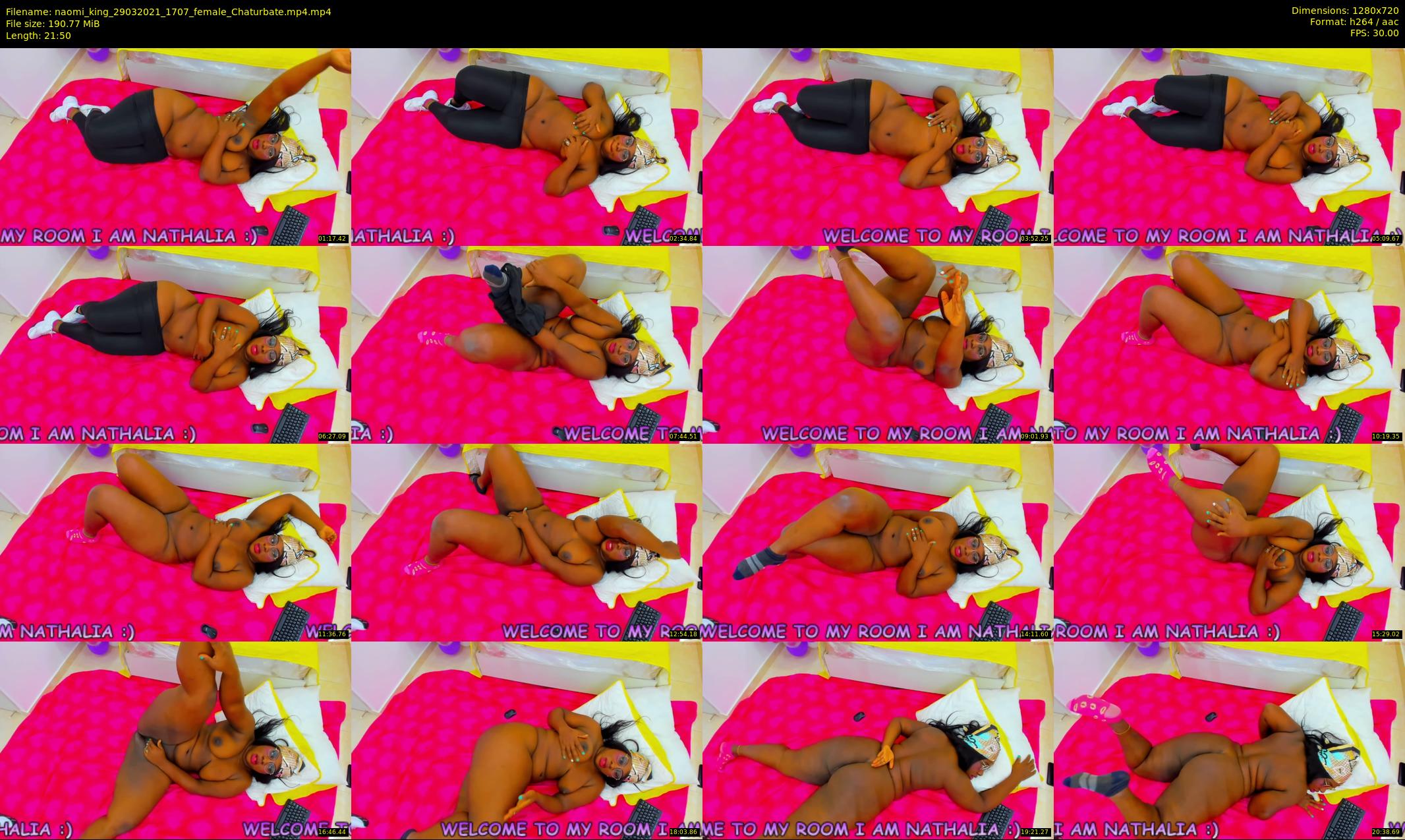 naomi_king — 22 minute Chaturbate female cam show recording, 720p, Mar 29, 2021