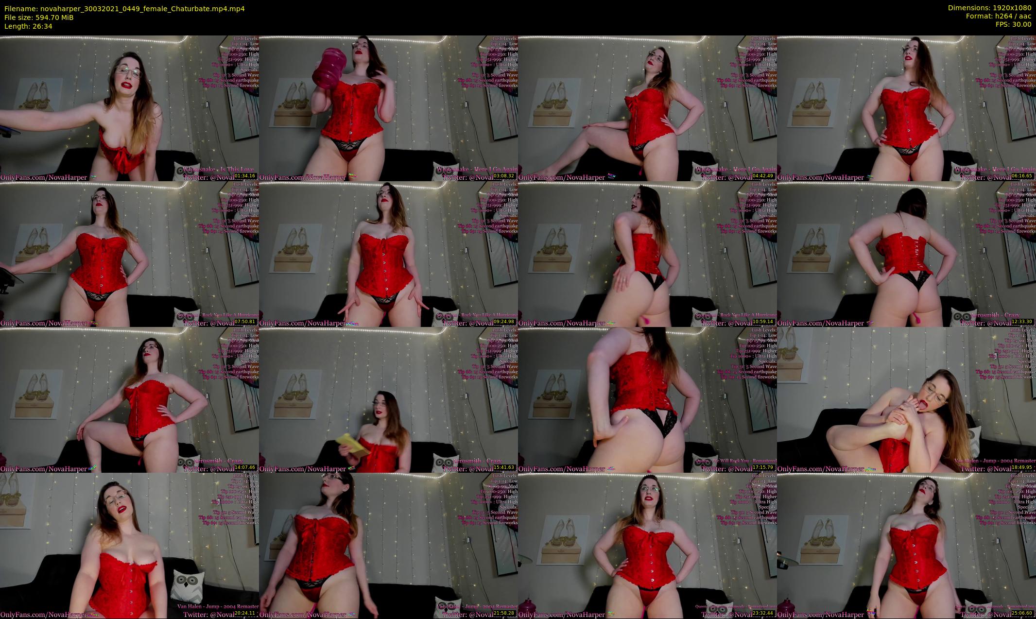 novaharper — 27 minute Chaturbate female cam show recording, 1080p, Mar 30, 2021