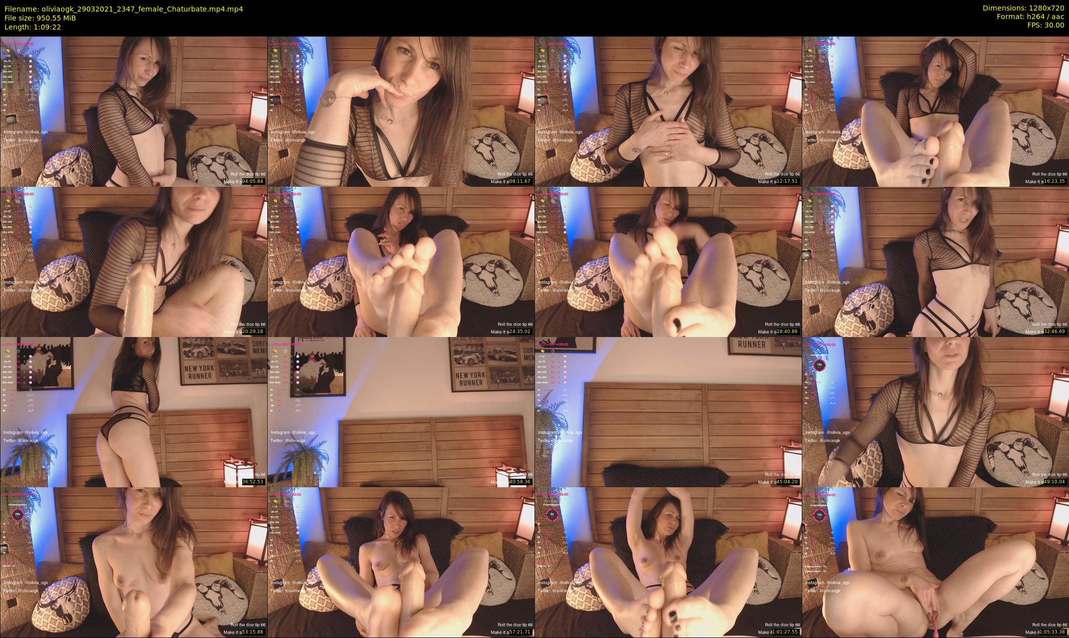 oliviaogk — 70 minute Chaturbate female cam show recording, 720p, Mar 29, 2021