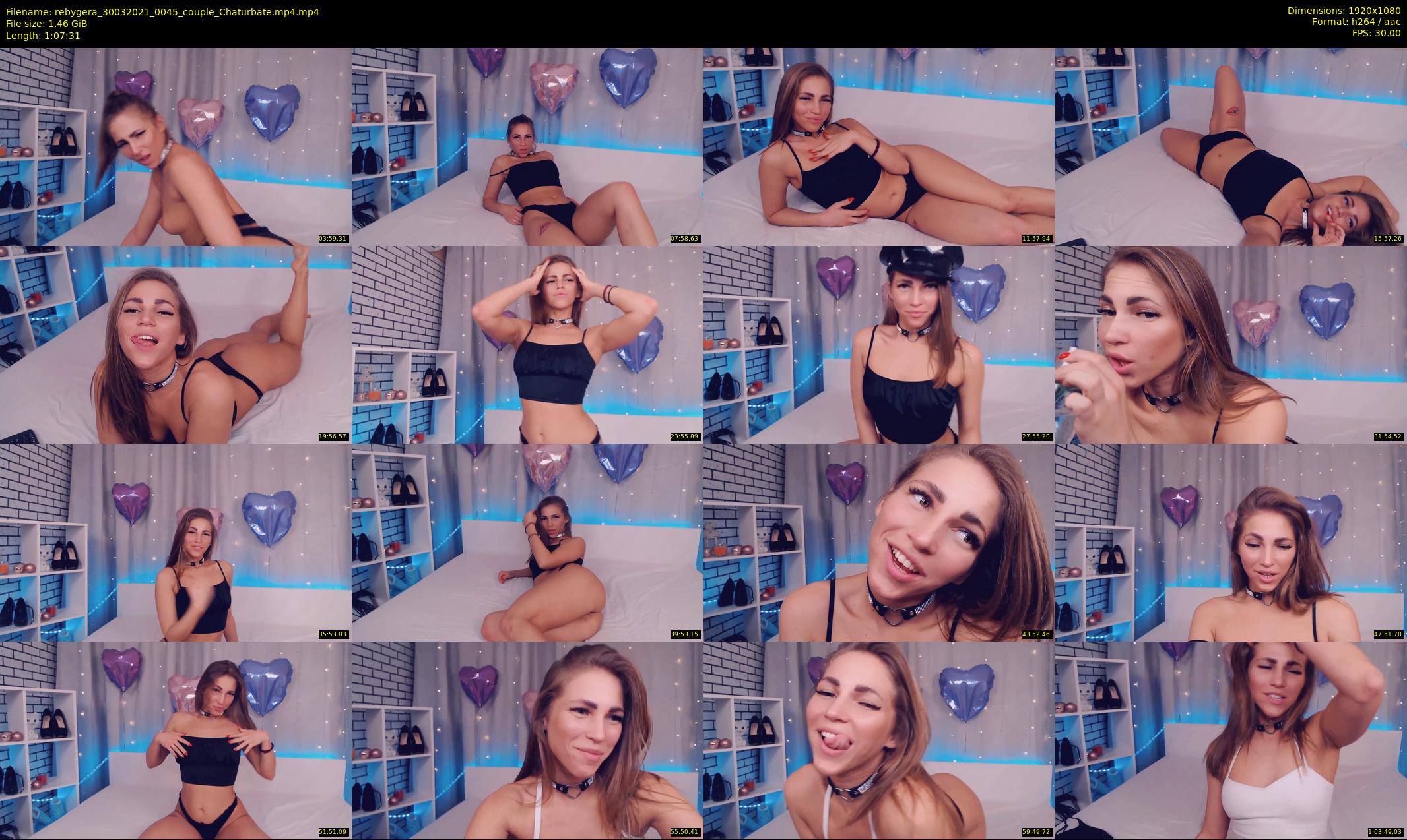 rebygera — 68 minute Chaturbate couple cam show recording, 1080p, Mar 30, 2021
