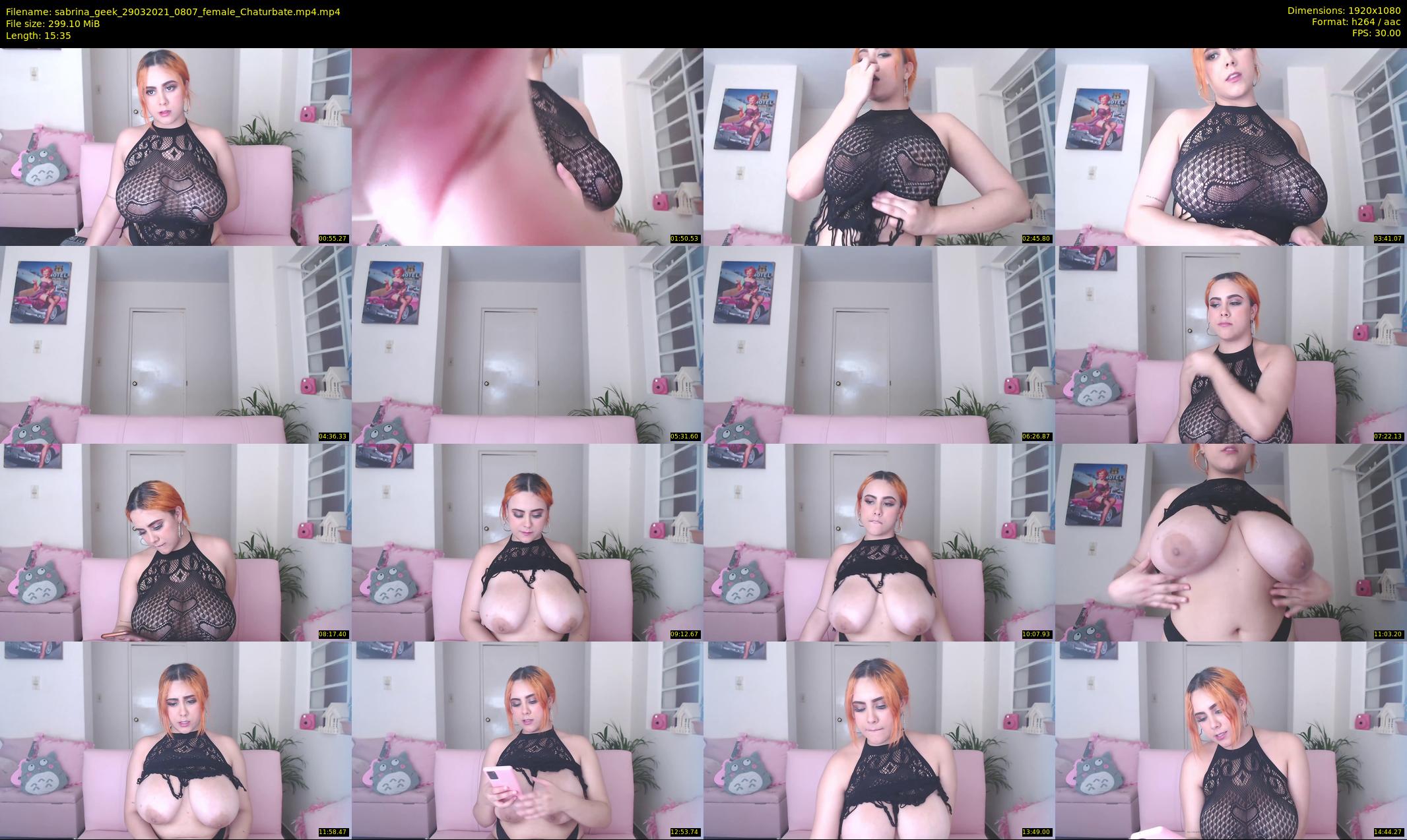 sabrina_geek — 16 minute Chaturbate female cam show recording, 1080p, Mar 29, 2021
