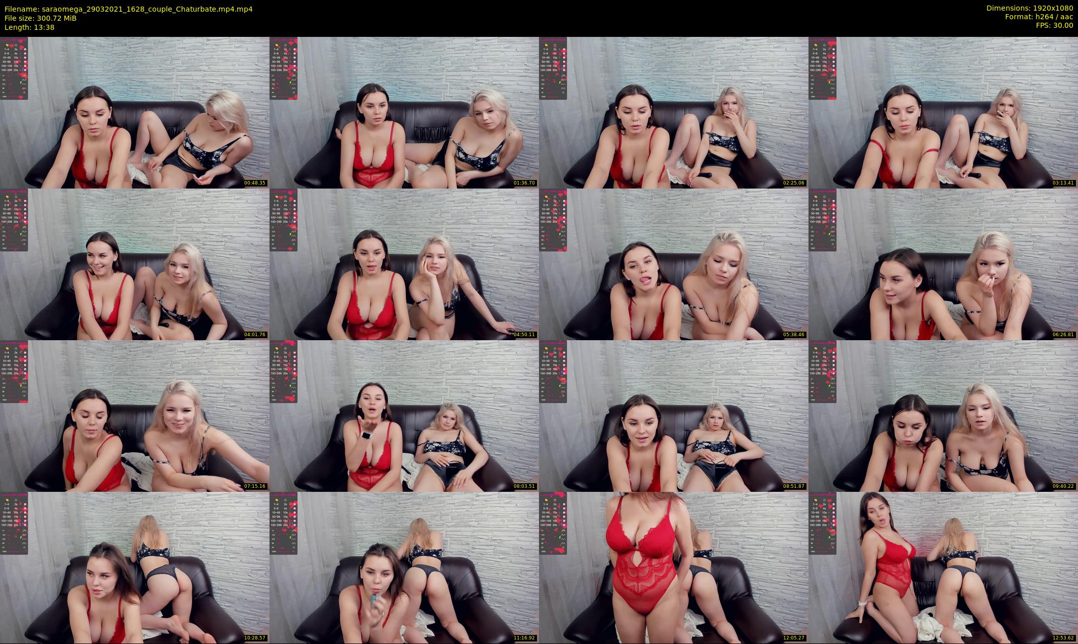saraomega — 14 minute Chaturbate couple cam show recording, 1080p, Mar 29, 2021