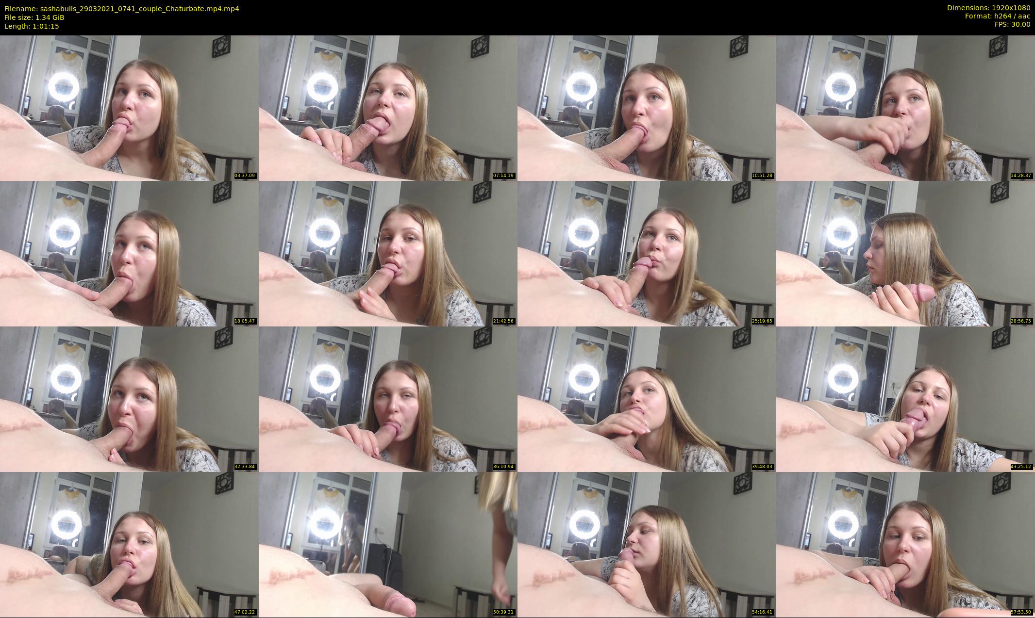 sashabulls — 62 minute Chaturbate couple cam show recording, 1080p, Mar 29, 2021