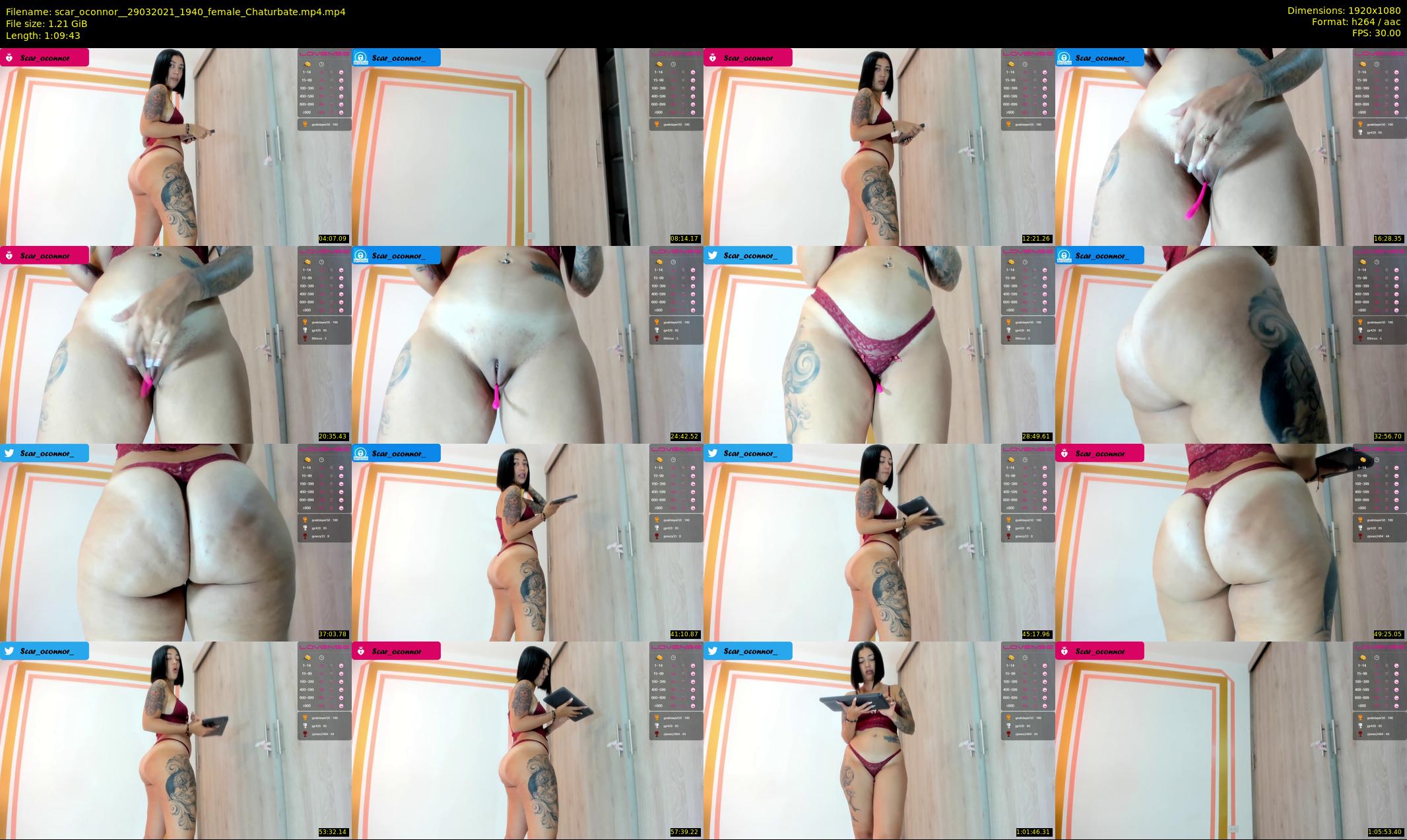 scar_oconnor_ — 70 minute Chaturbate female cam show recording, 1080p, Mar 29, 2021