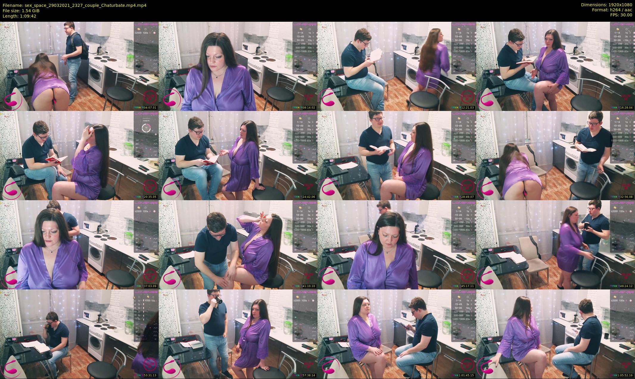 sex_space — 70 minute Chaturbate couple cam show recording, 1080p, Mar 29, 2021