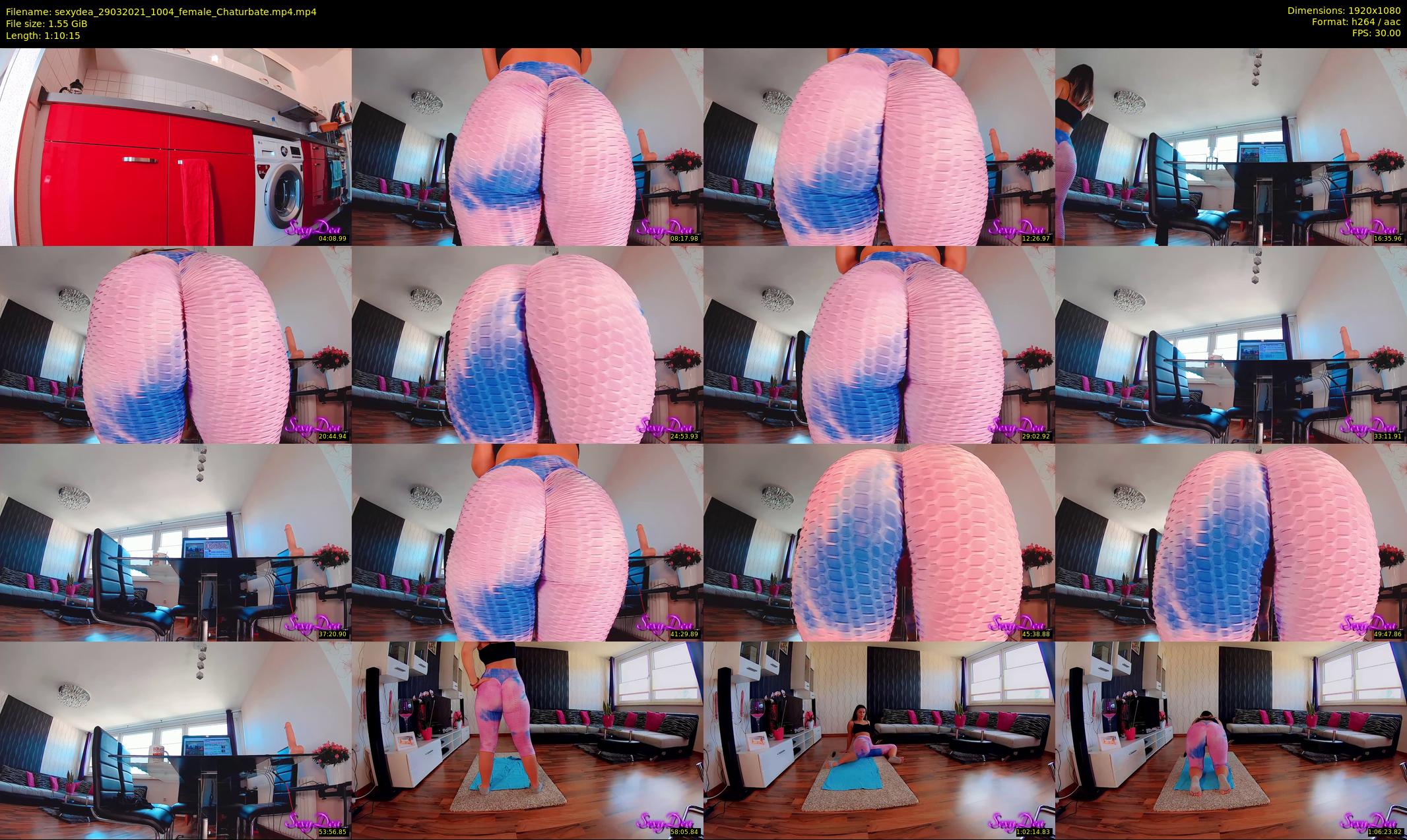 sexydea — 71 minute Chaturbate female cam show recording, 1080p, Mar 29, 2021