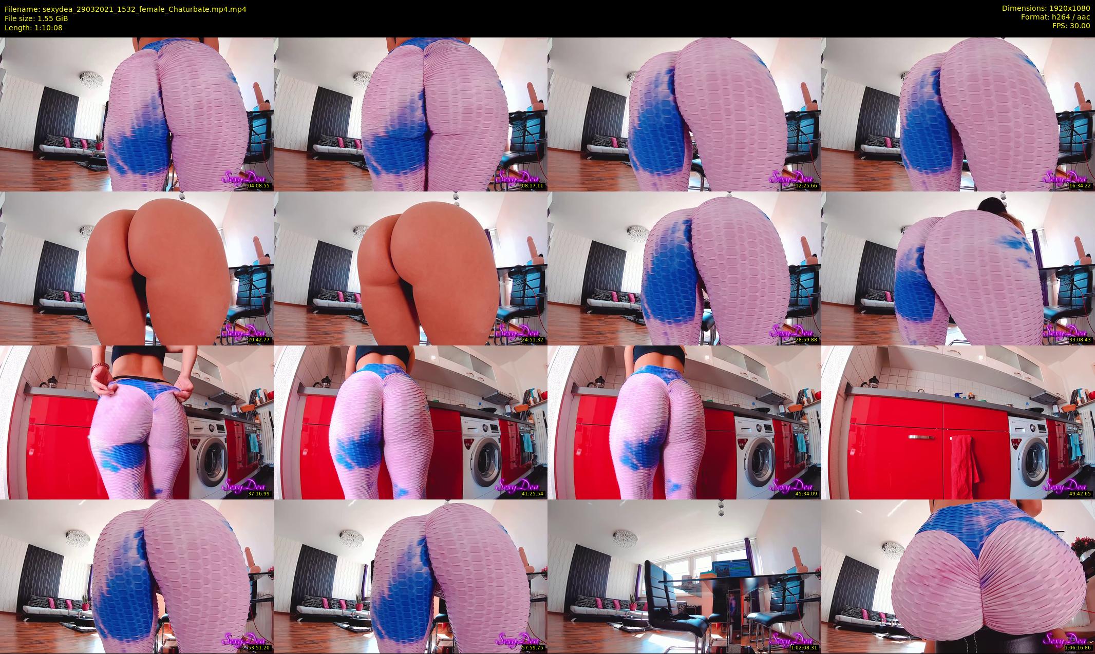 sexydea — 71 minute Chaturbate female cam show recording, 1080p, Mar 29, 2021