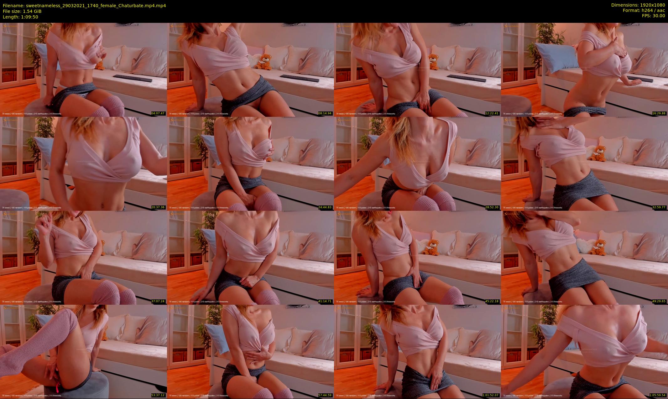 sweetnameless — 70 minute Chaturbate couple cam show recording, 1080p, Mar 29, 2021
