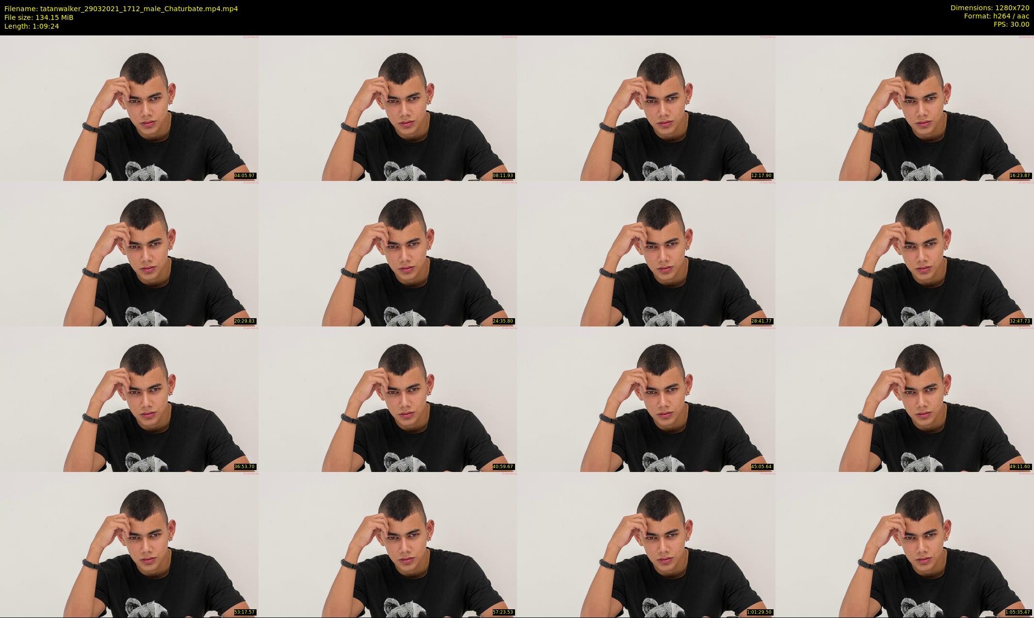 tatanwalker — 70 minute Chaturbate male cam show recording, 720p, Mar 29, 2021