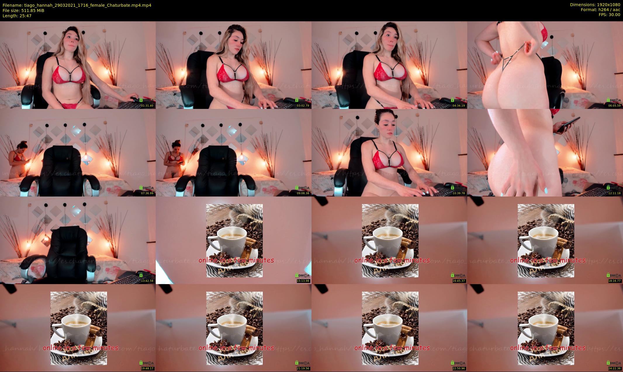 tiago_hannah — 26 minute Chaturbate couple cam show recording, 1080p, Mar 29, 2021