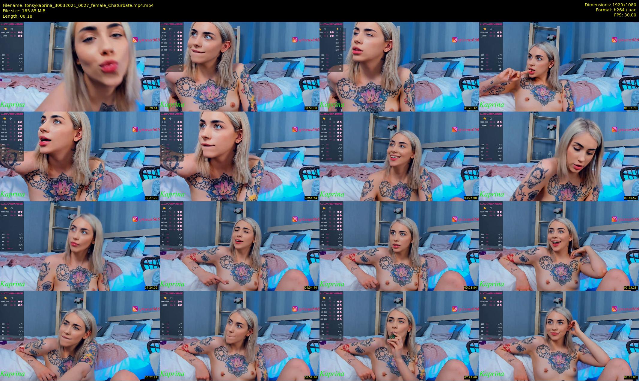 tonsykaprina — 9 minute Chaturbate couple cam show recording, 1080p, Mar 30, 2021