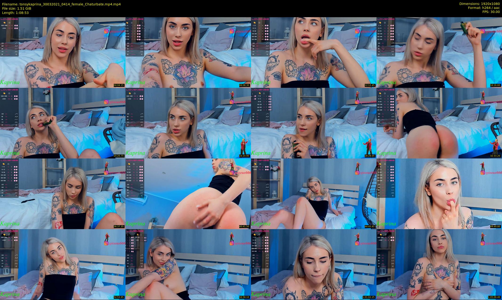 tonsykaprina — 69 minute Chaturbate couple cam show recording, 1080p, Mar 30, 2021