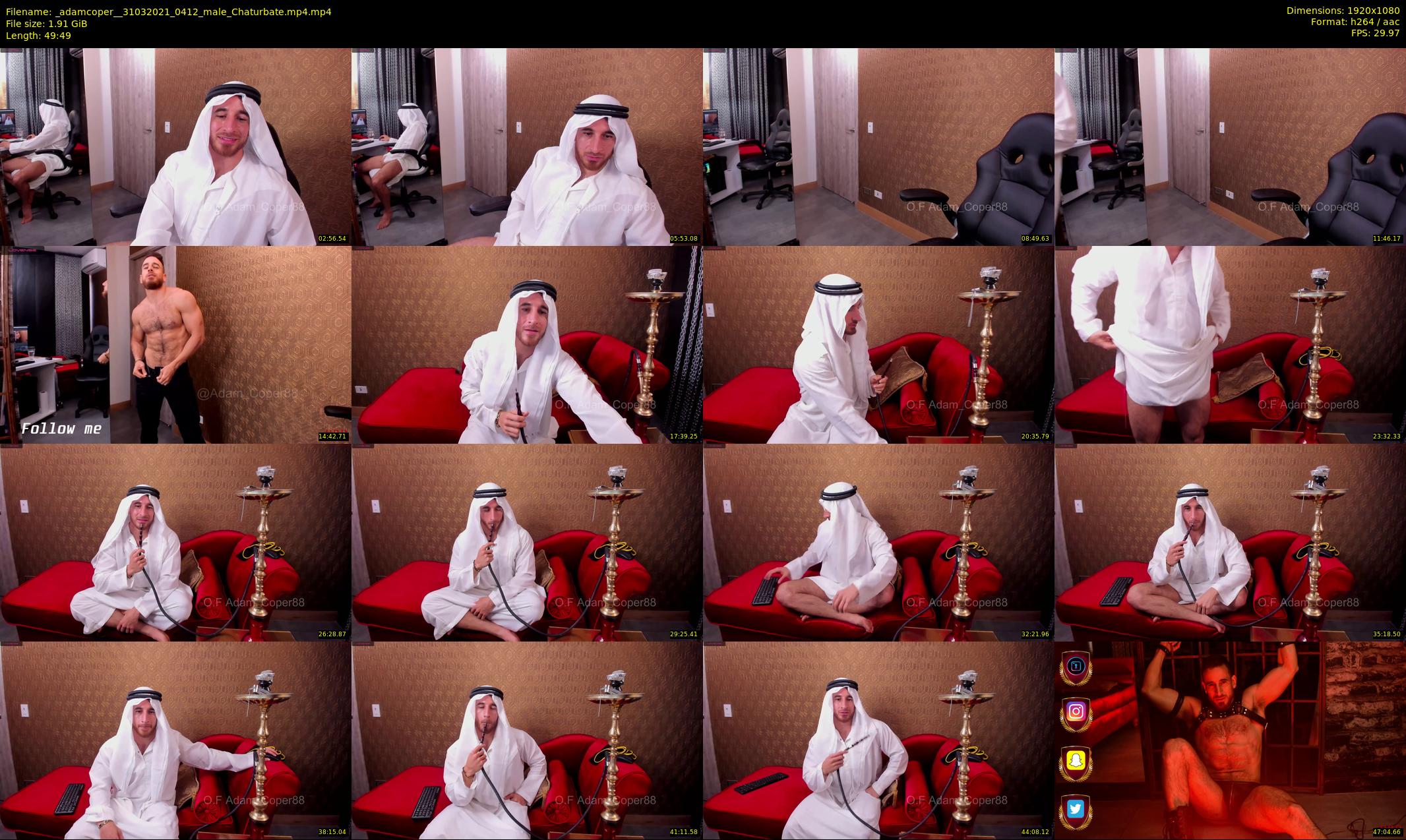 _adamcoper_ — 50 minute Chaturbate male cam show recording, 1080p, Mar 31, 2021