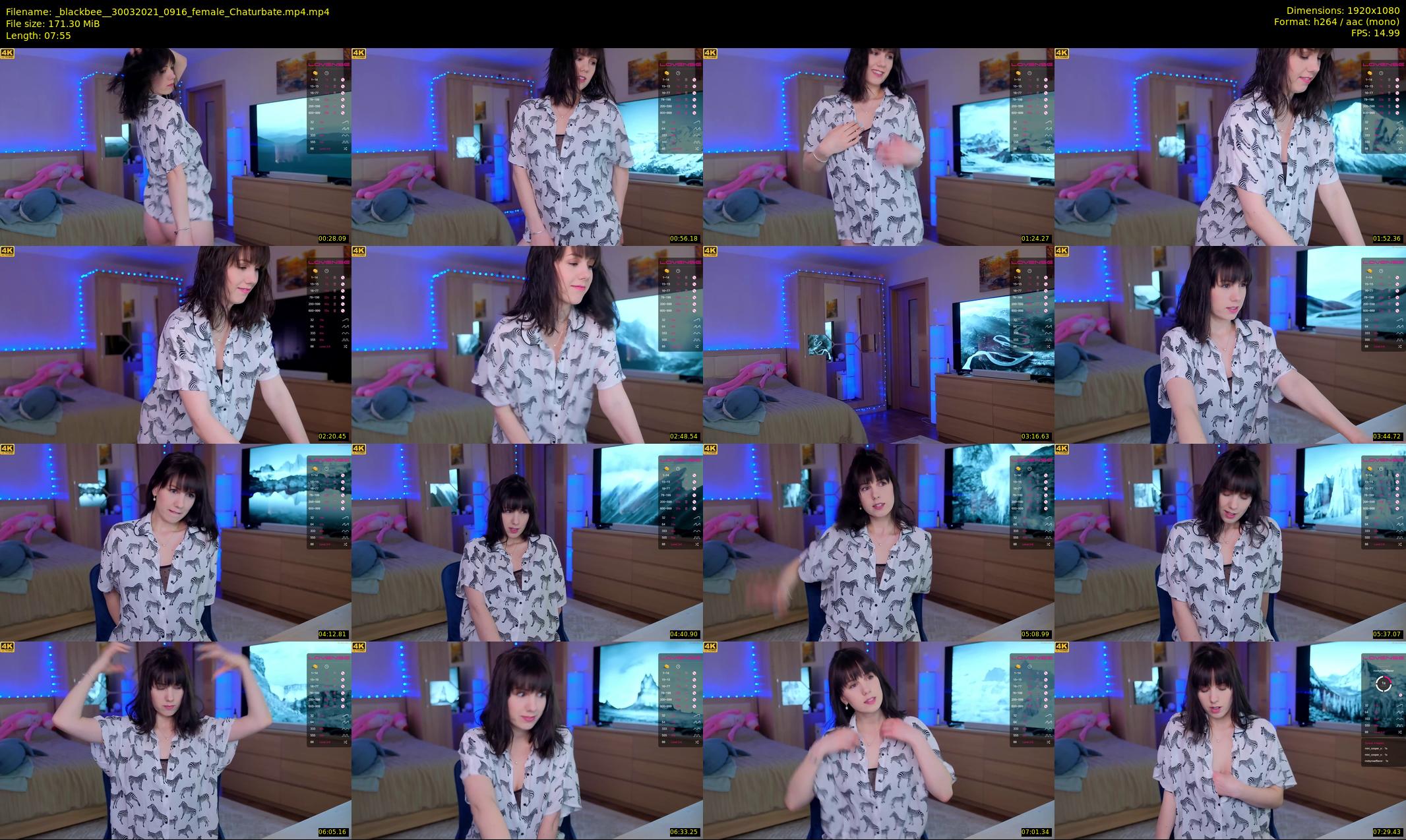 _blackbee_ — 8 minute Chaturbate female cam show recording, 1080p, Mar 30, 2021